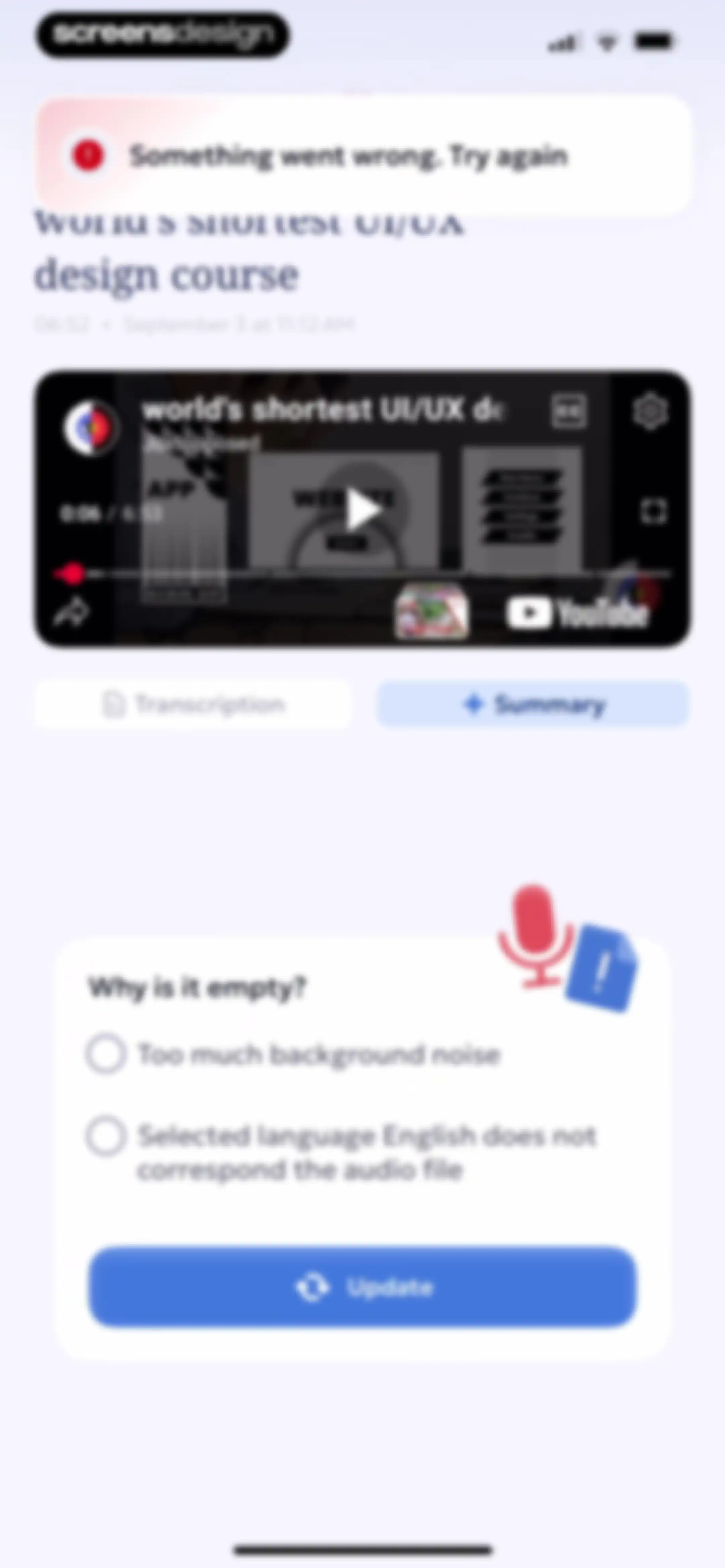 AI Summary - Meeting Notes screen 62