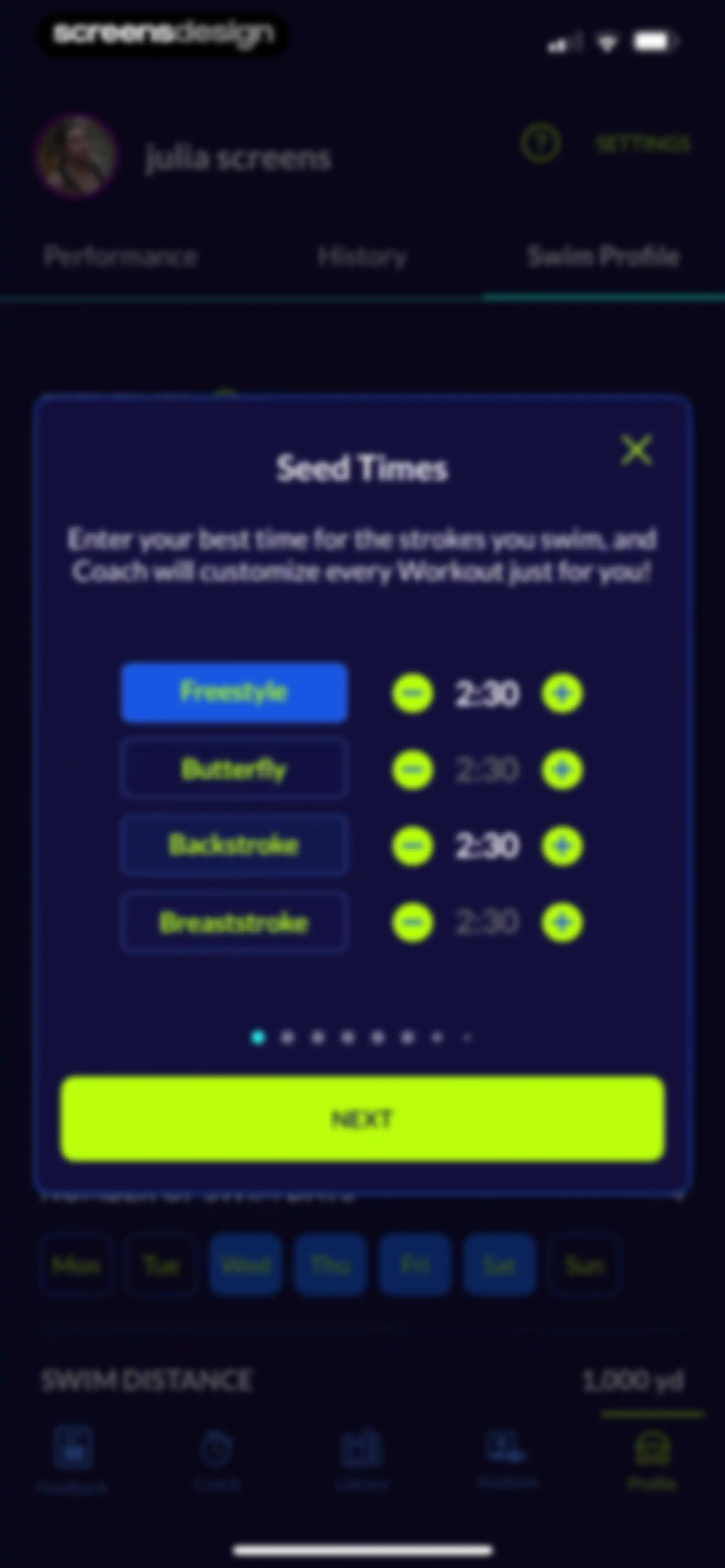 MySwimPro: #1 Swim Workout App screen 181