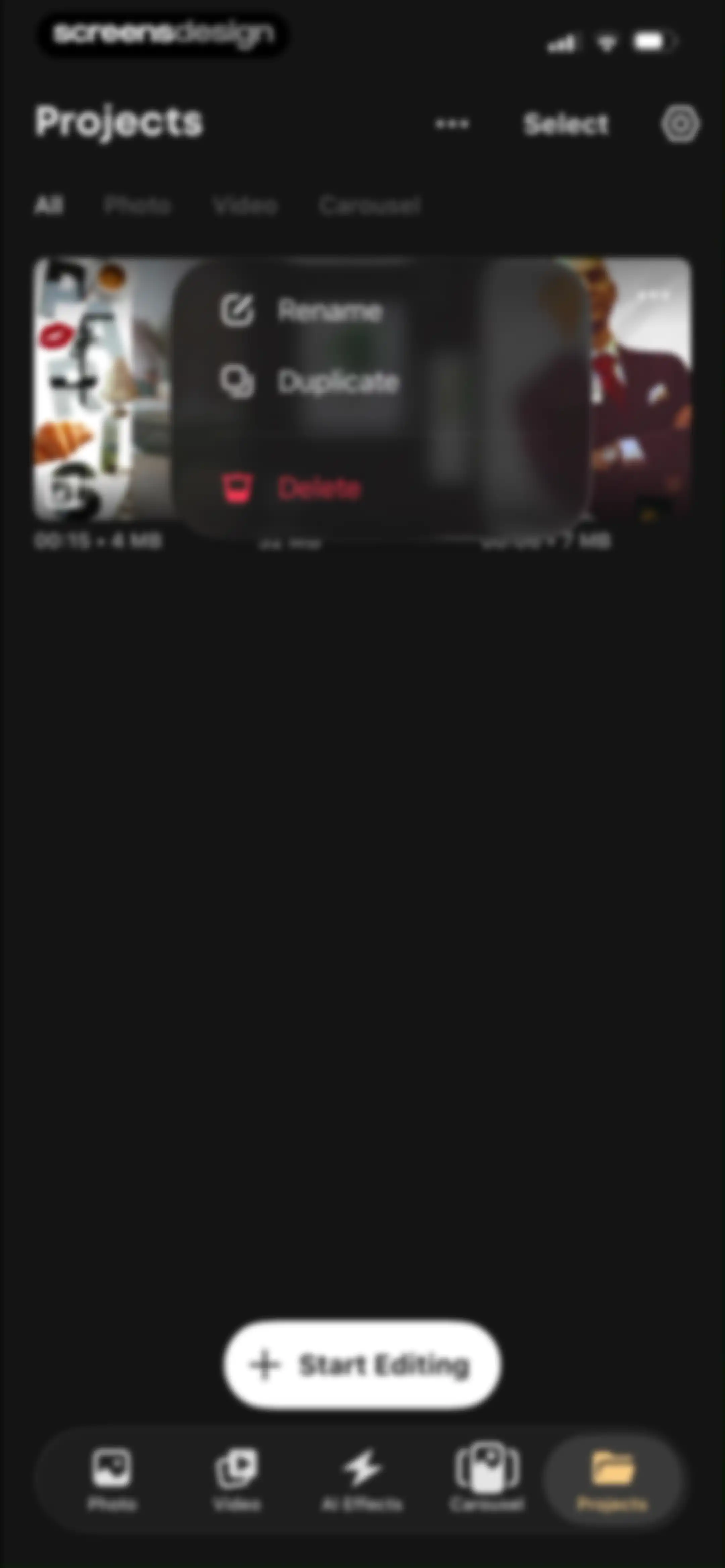 Prequel: Photo & Video Editor screen 125