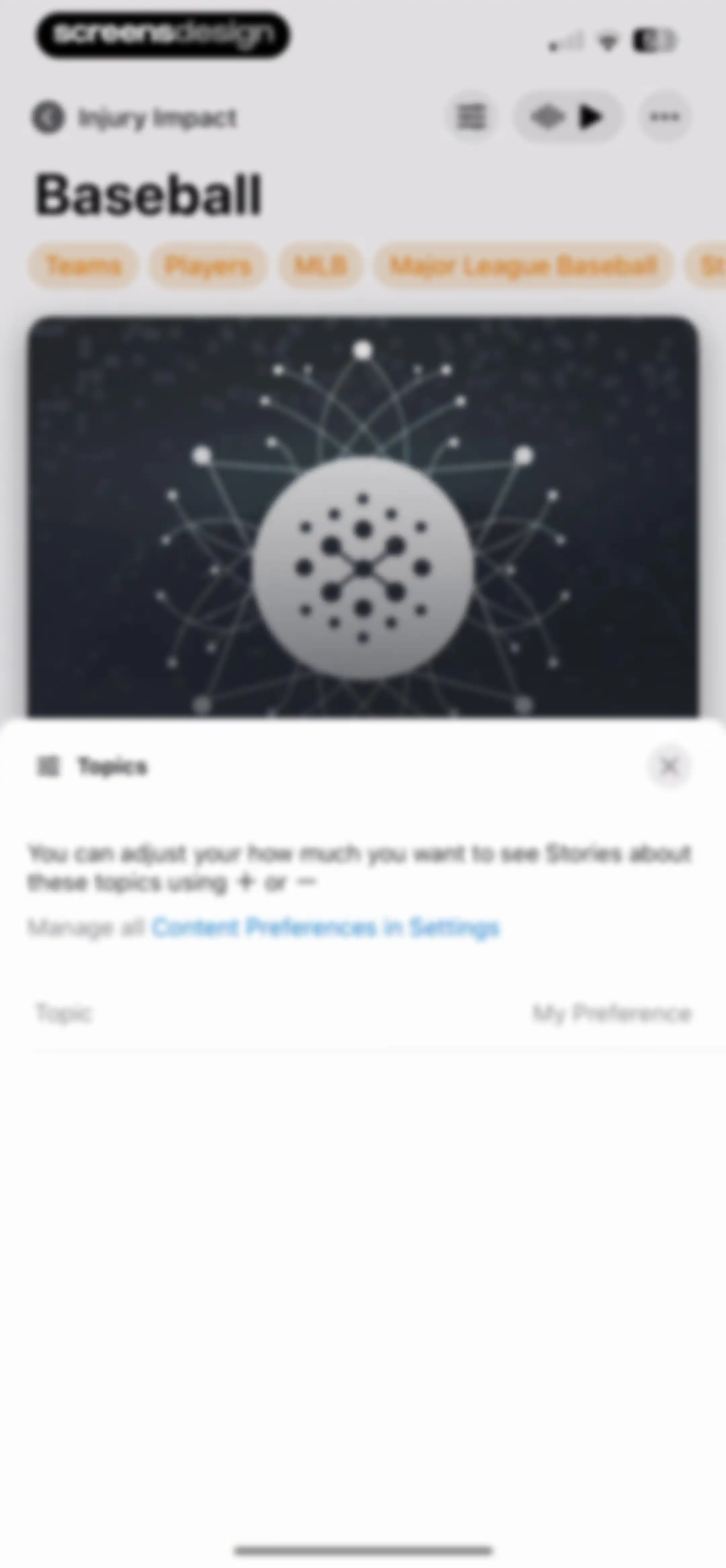 Particle: Personalized News screen 88