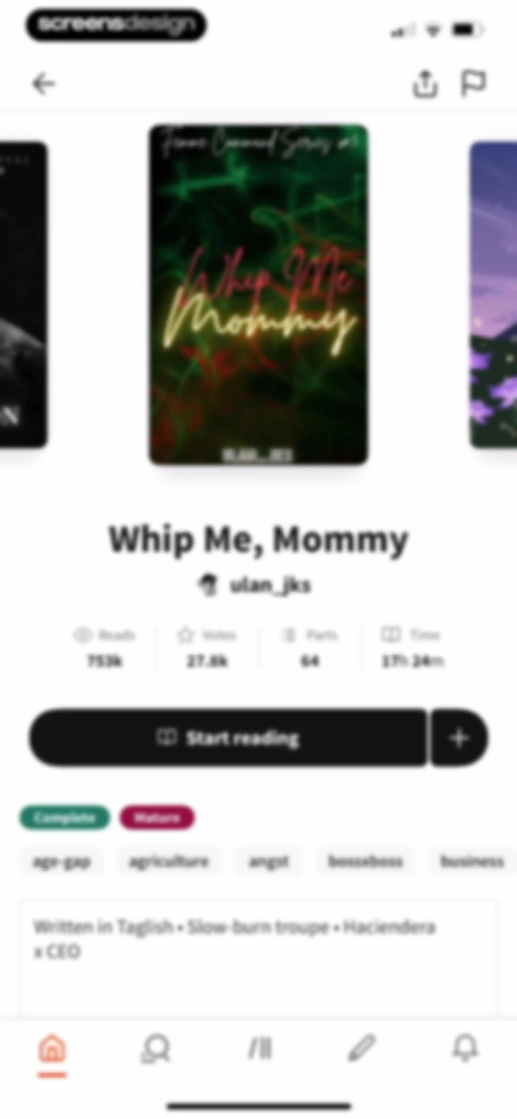 Wattpad - Read & Write Stories screen 17