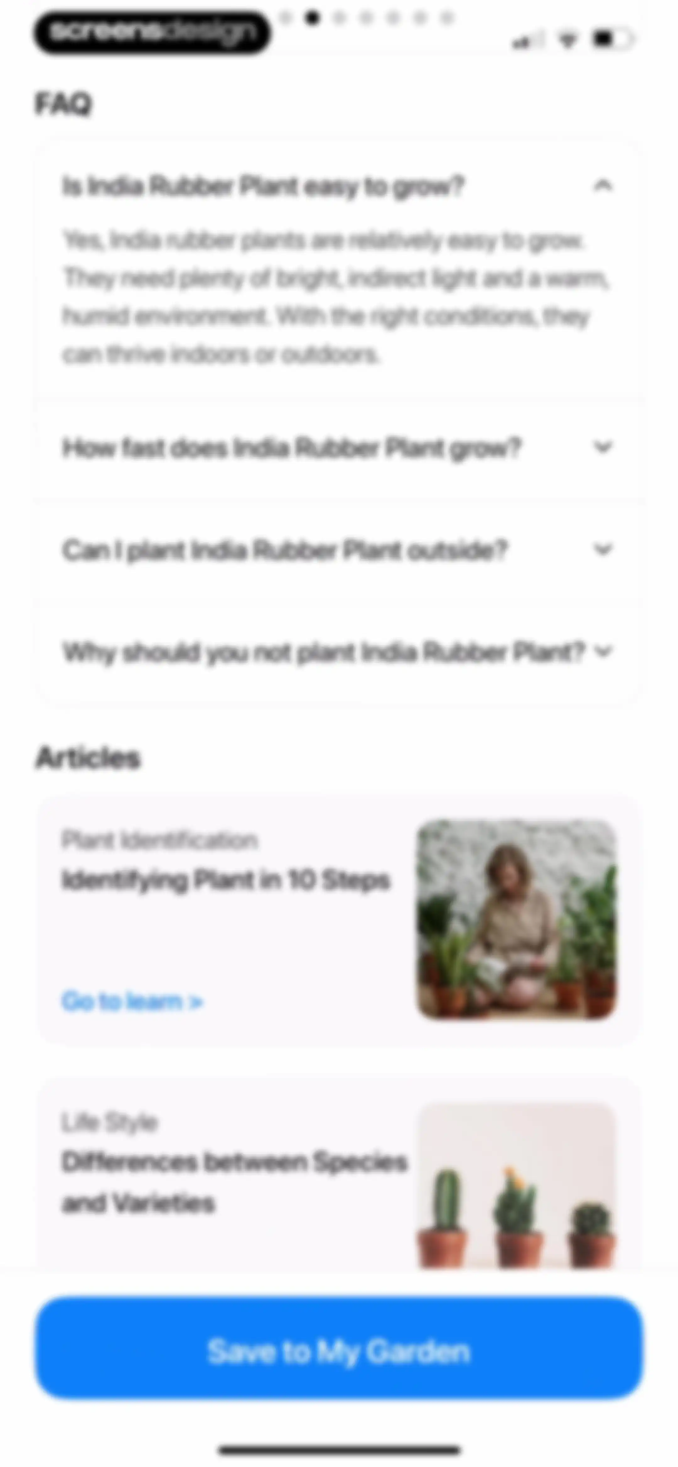 Plant App: Plant Identifier screen 56