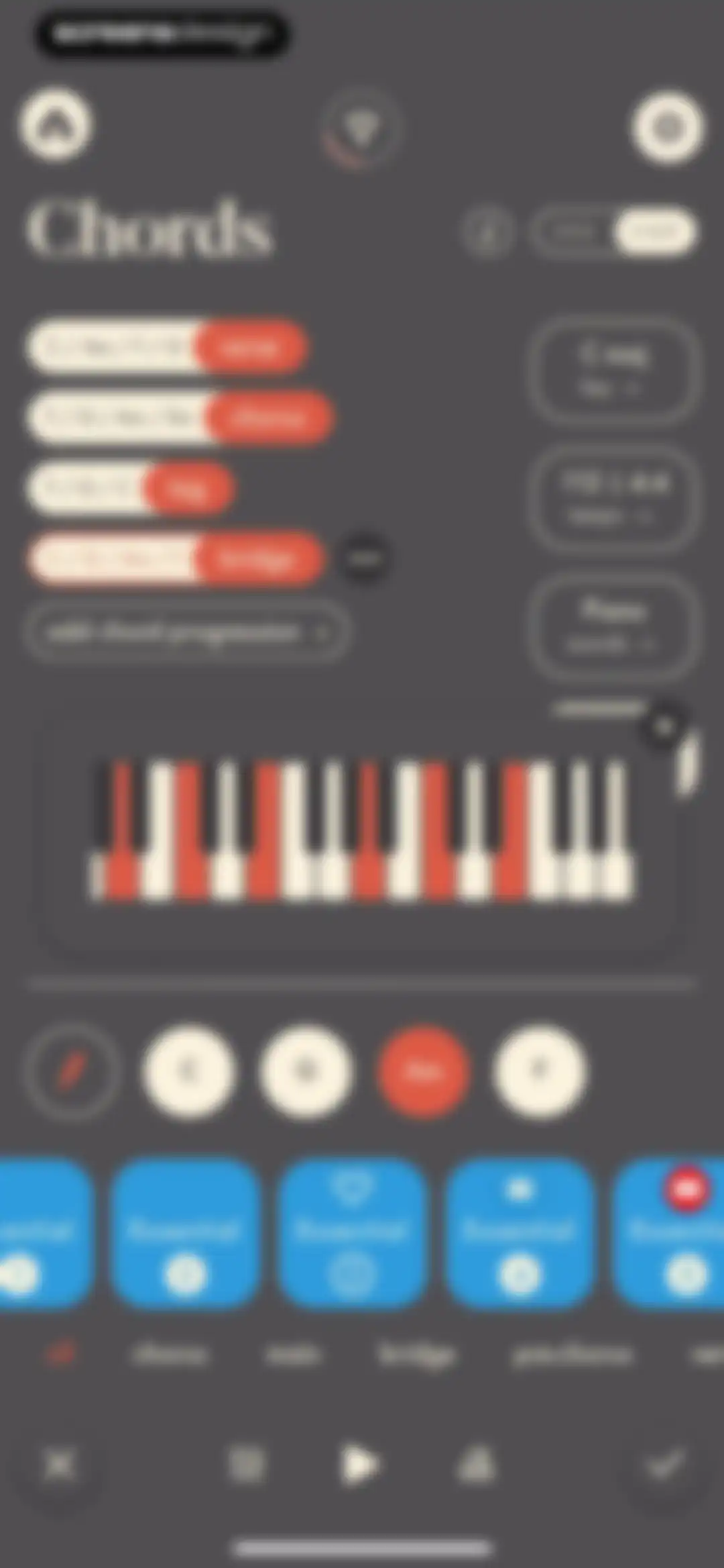 Demo: Songwriting Studio screen 48