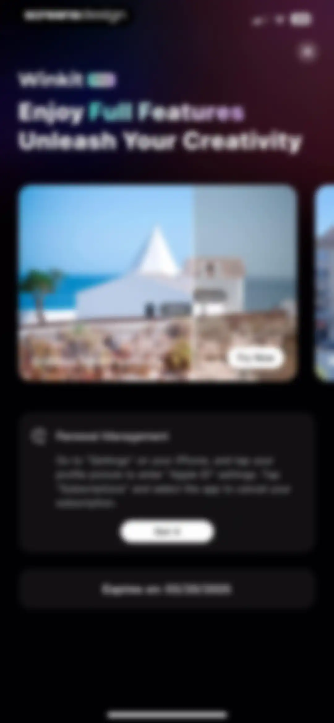 Winkit - AI Video Enhancer screen 104