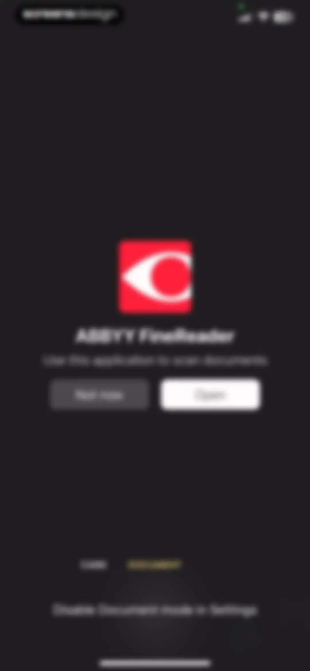 Business Card Reader screen 38