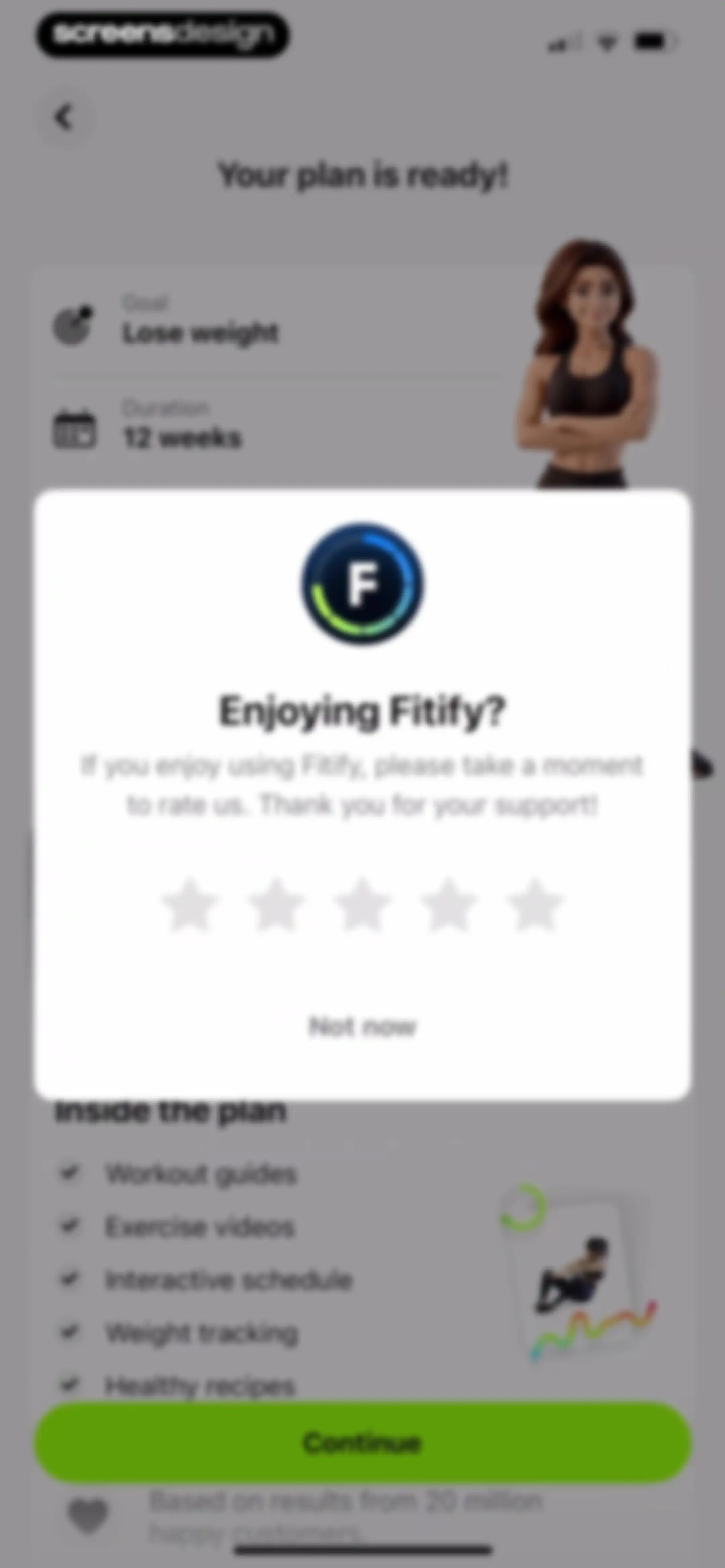Fitify: Home Workout, AI Coach screen 60