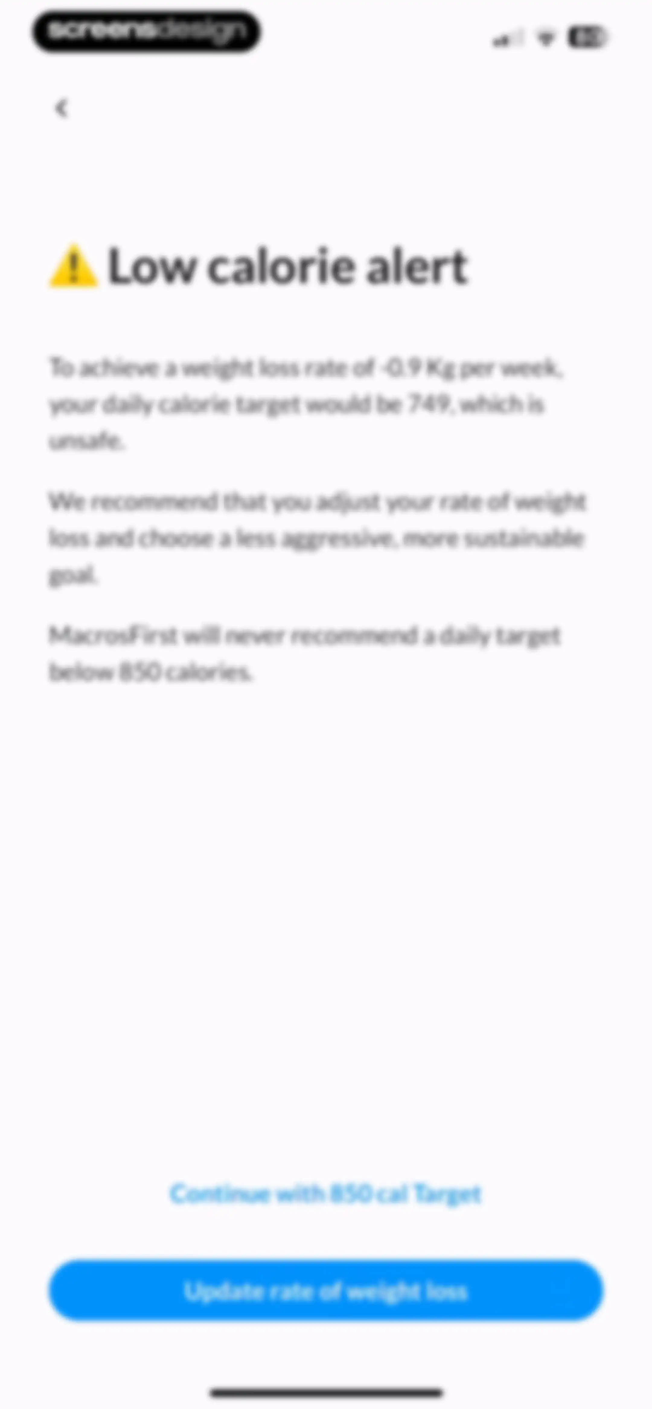 MacrosFirst - Macro Tracker screen 19