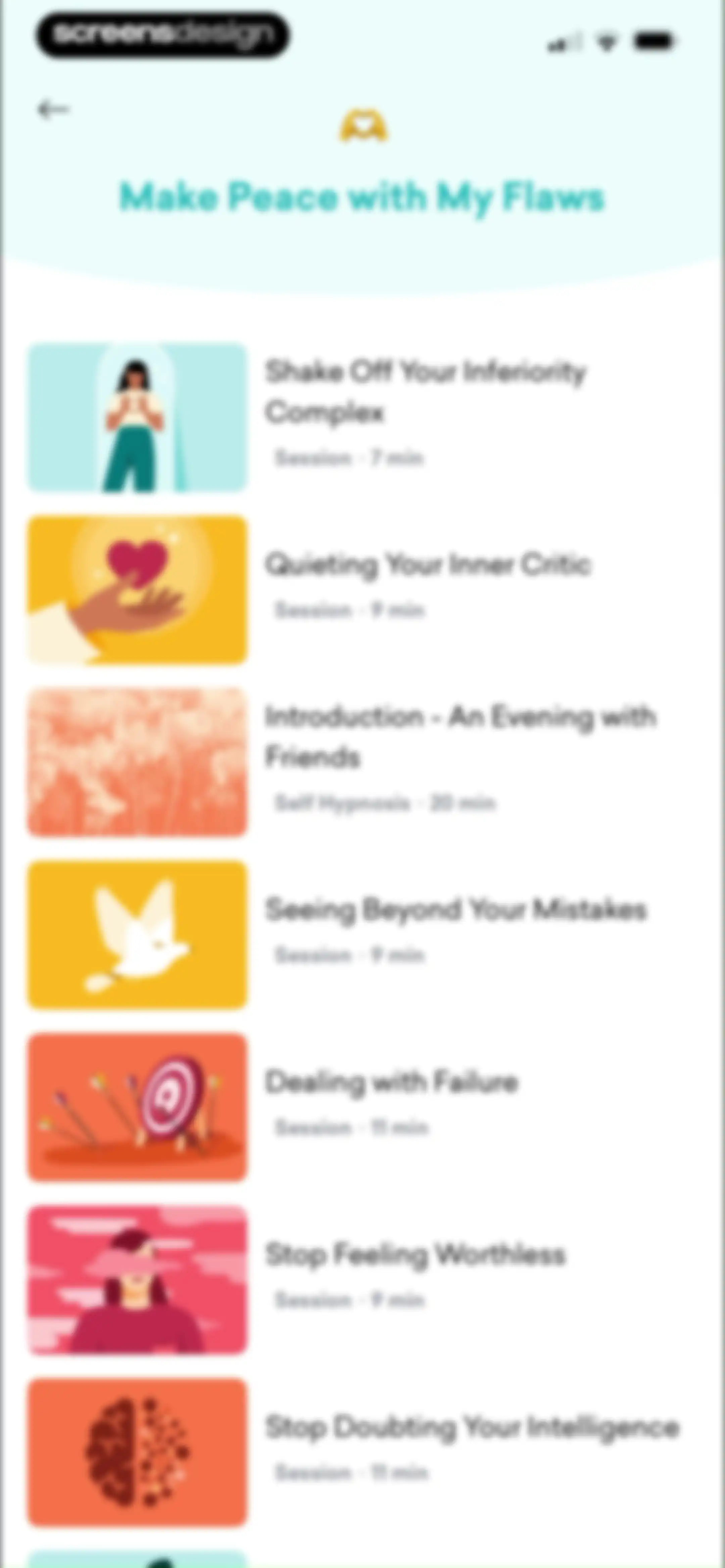 MindDay: Mental Health, Stress screen 101