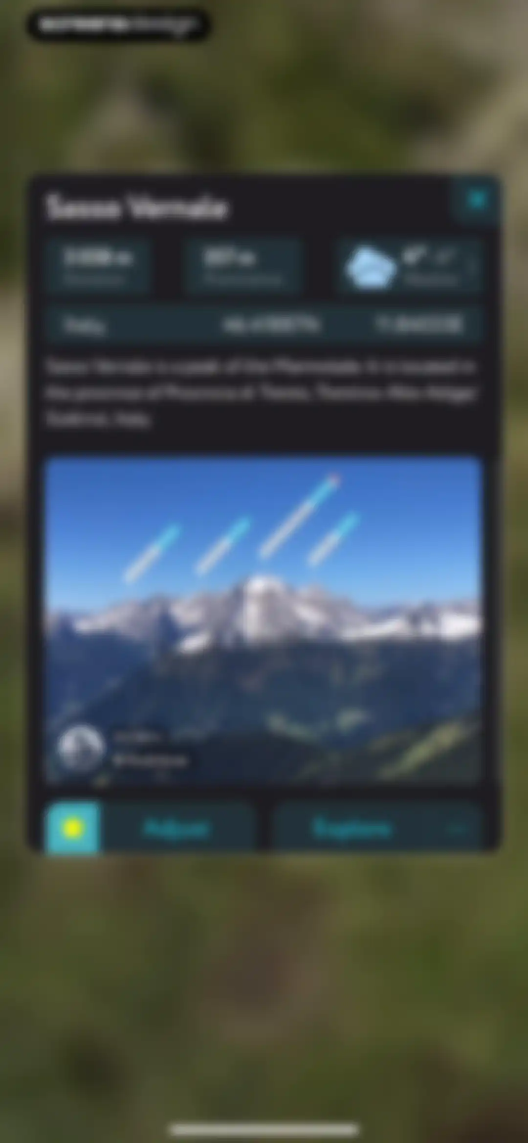 Hiking and Skiing - PeakVisor screen 6
