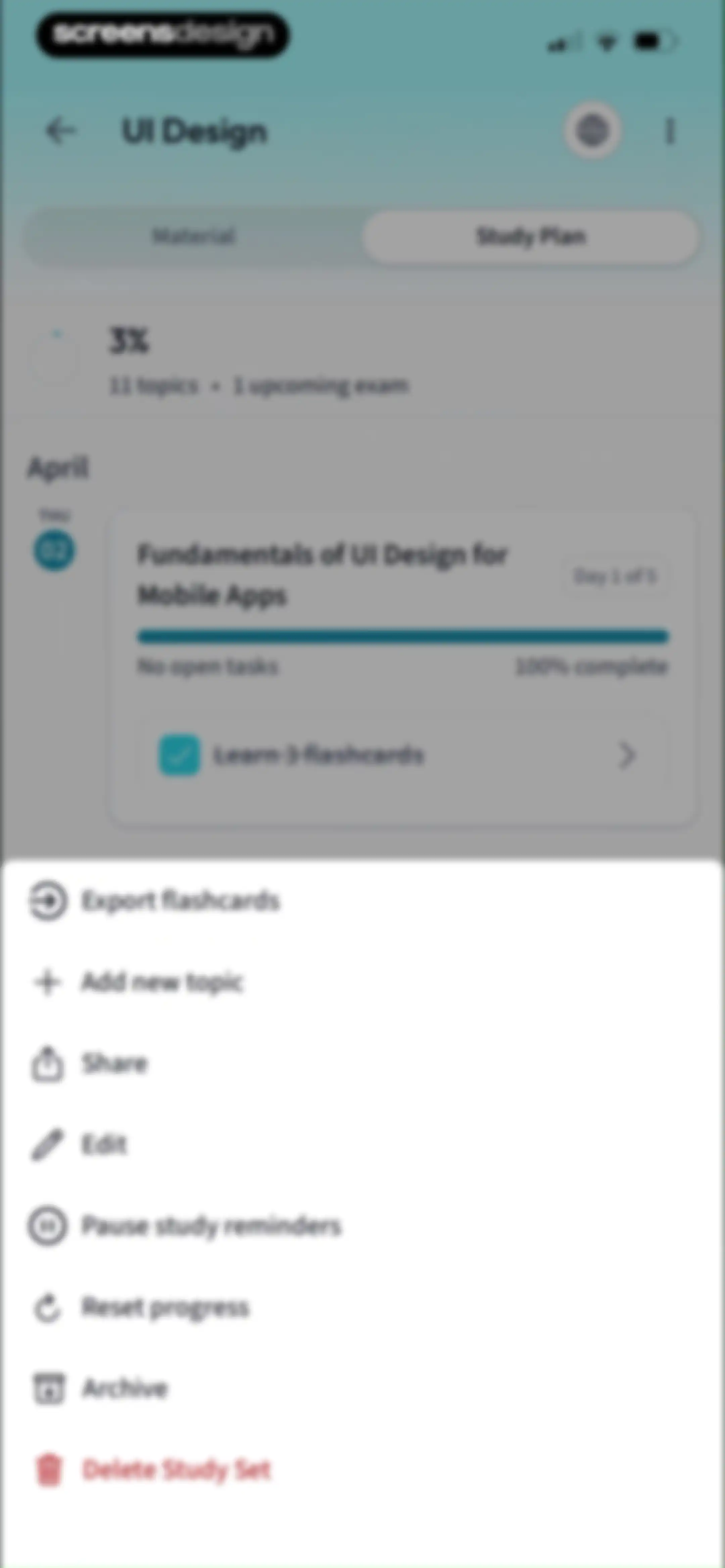 Vaia: AI Flashcards. Study App screen 104