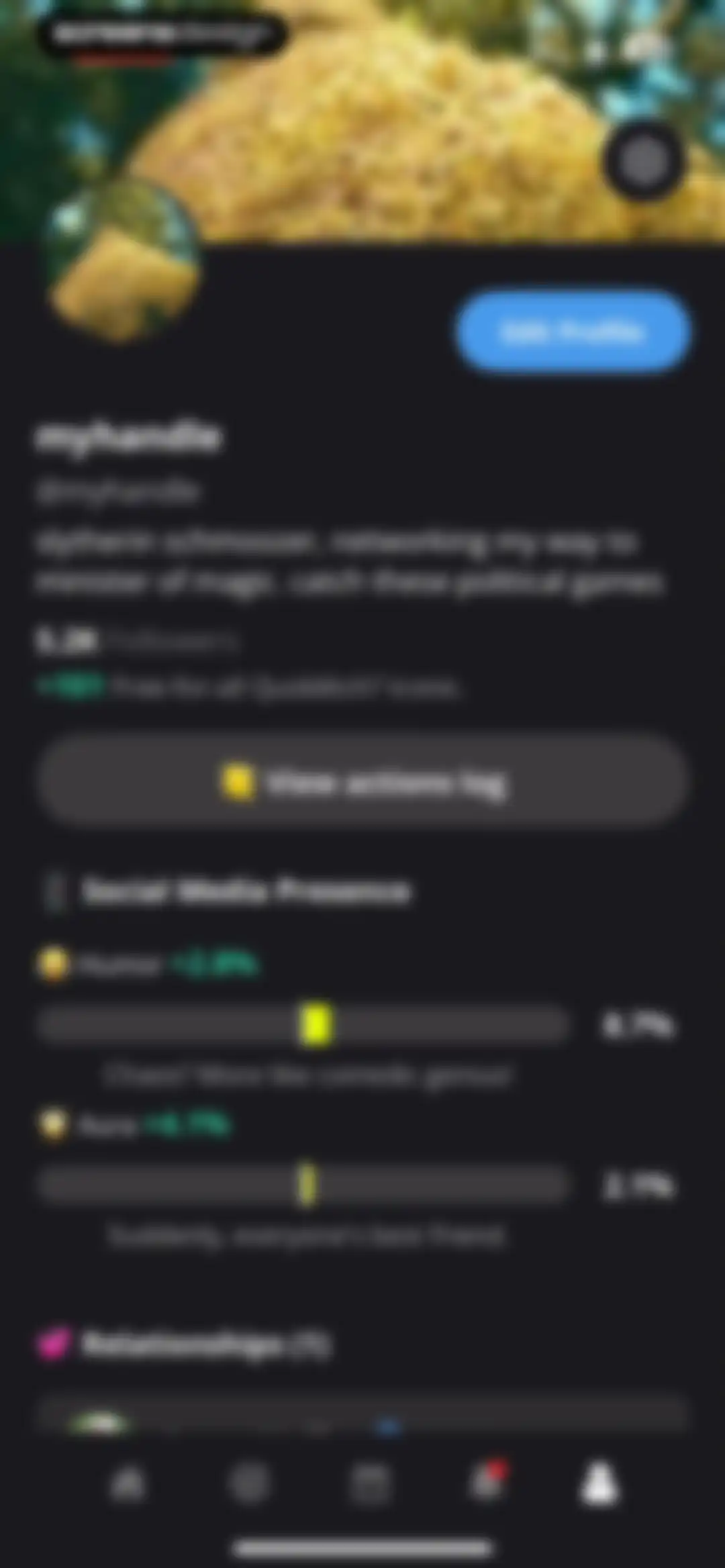 status - sims but social media screen 81