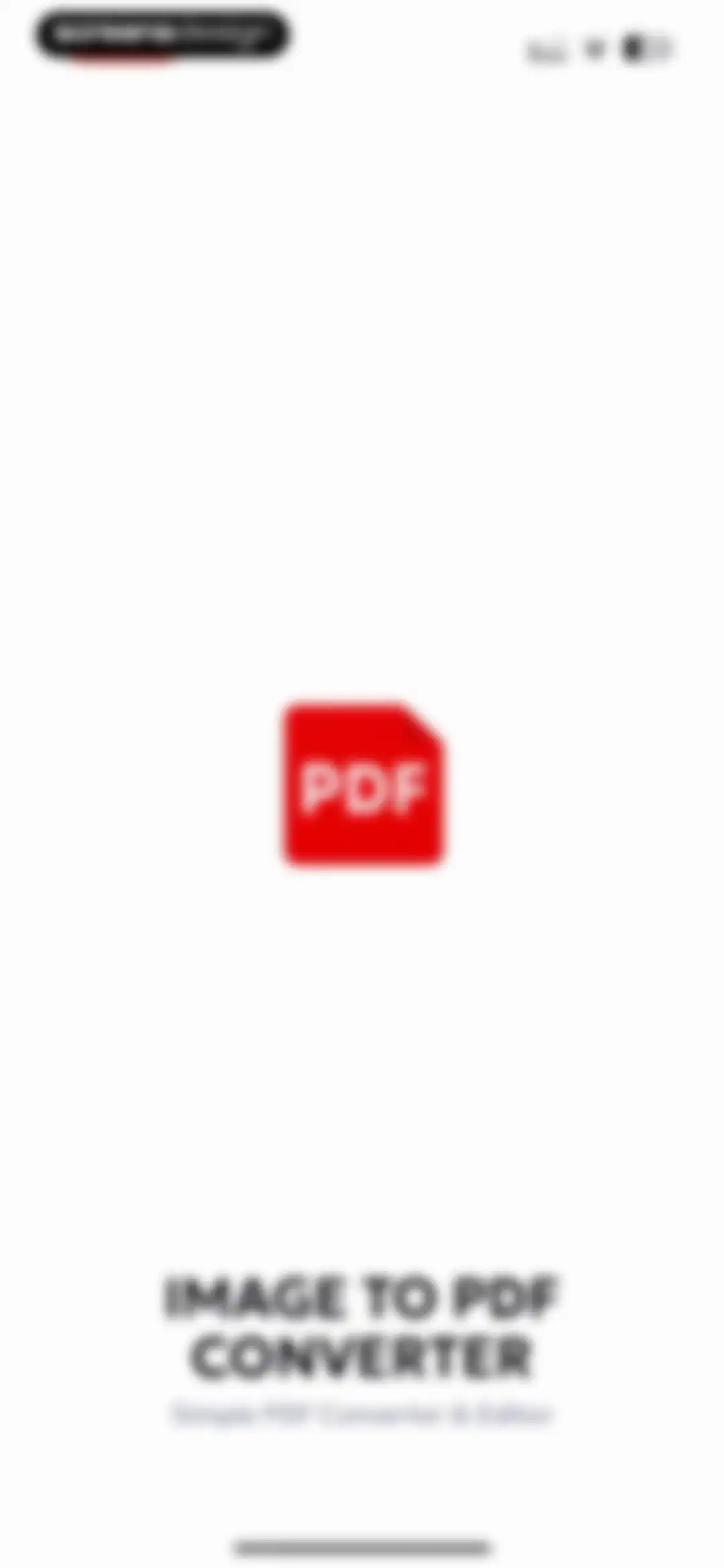 Image to PDF Converter · Edit screen 1