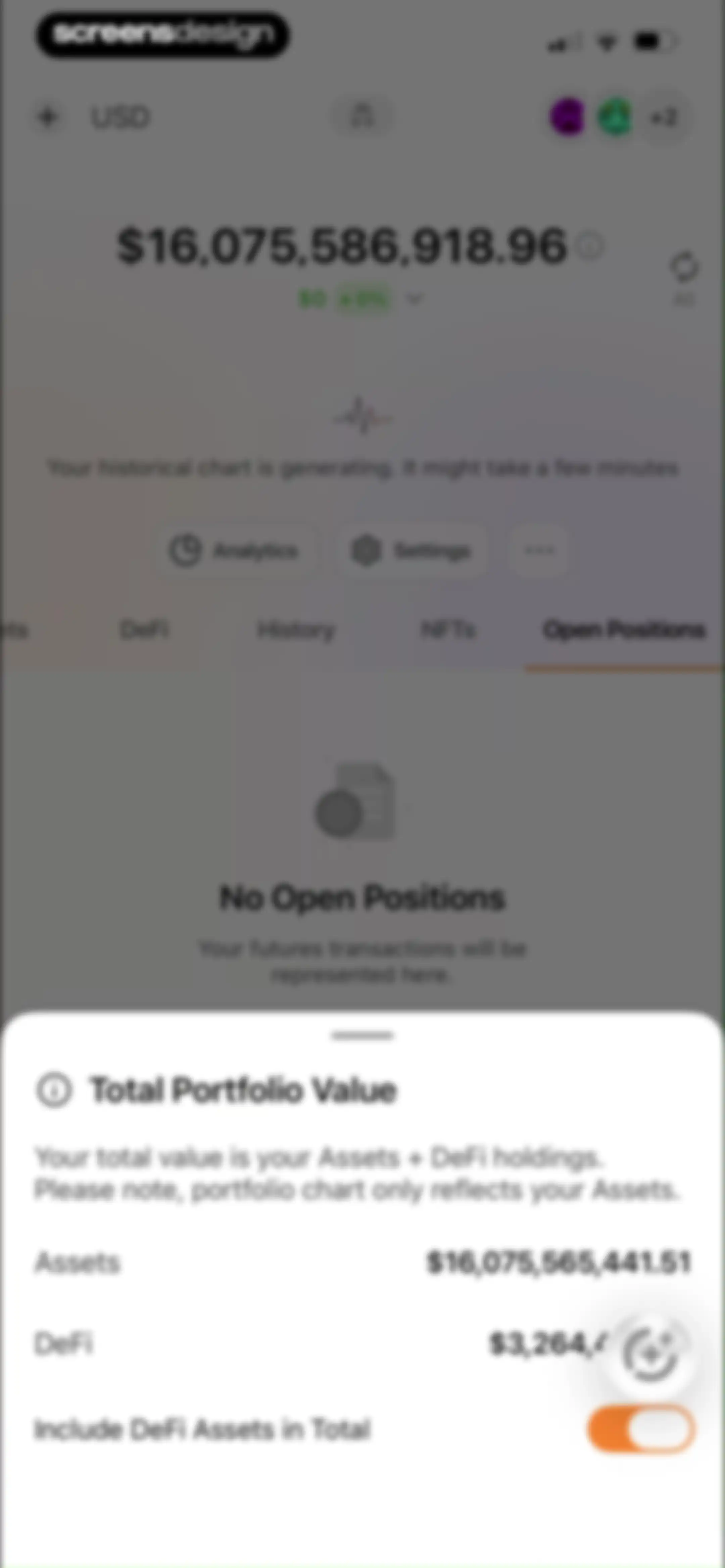 CoinStats: Crypto Portfolio screen 130