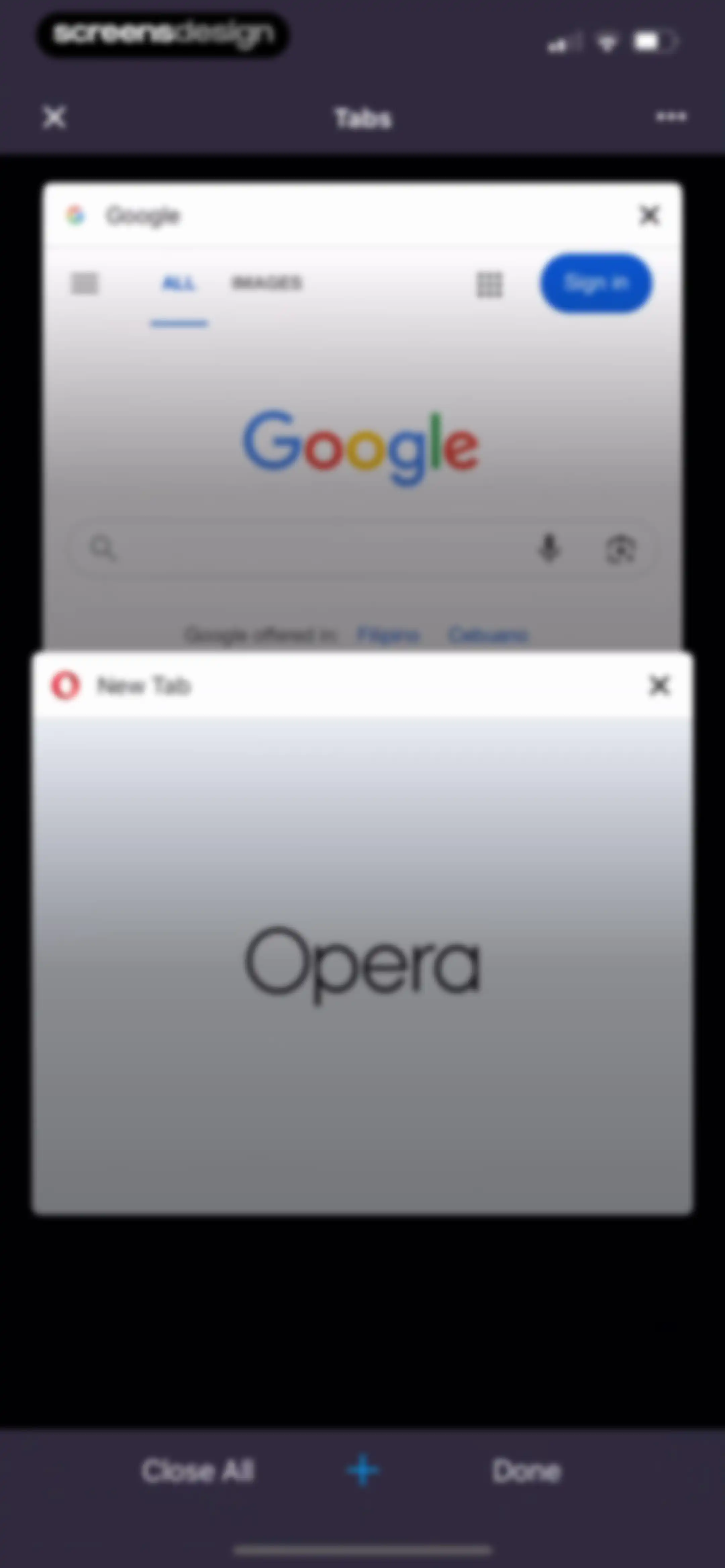 Opera: AI browser with VPN screen 95
