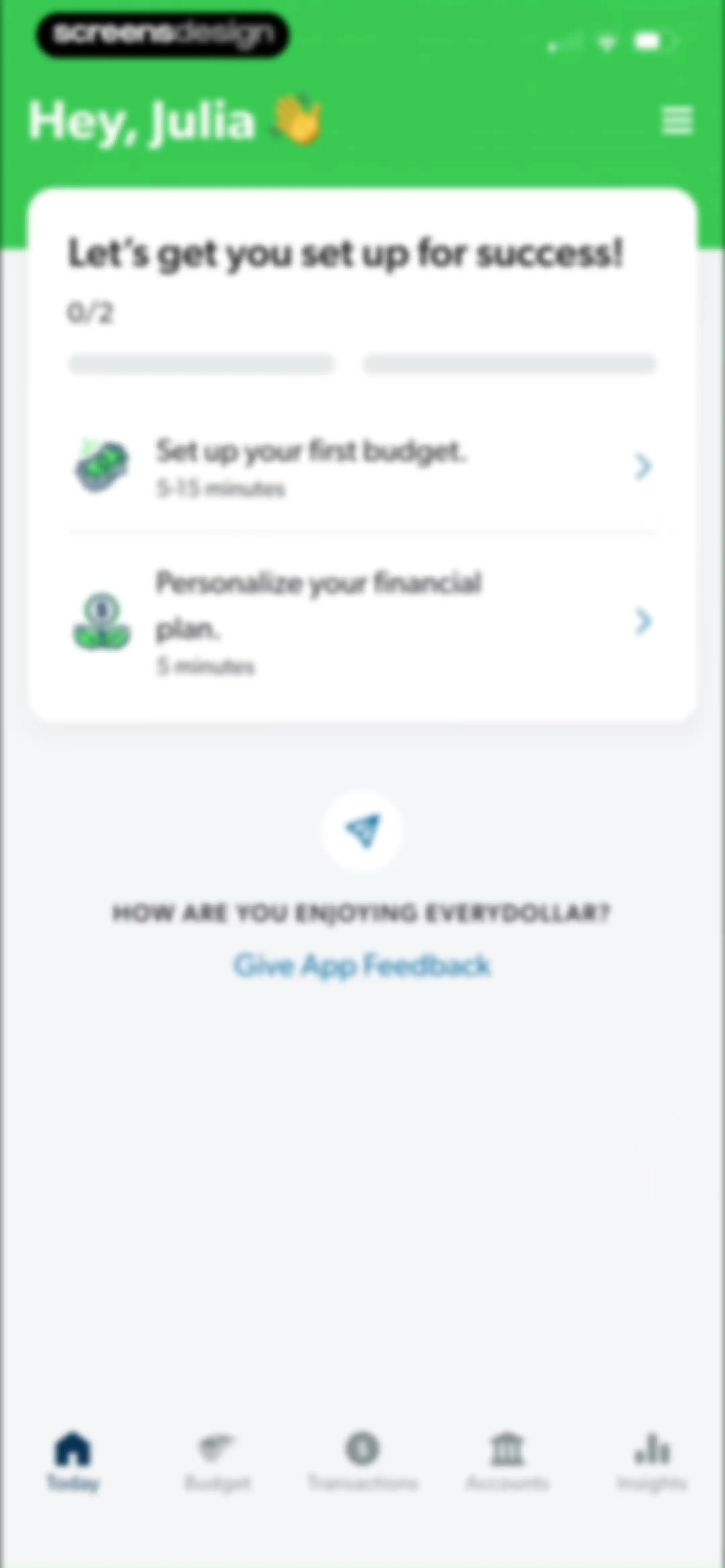 EveryDollar: Budget Management screen 22
