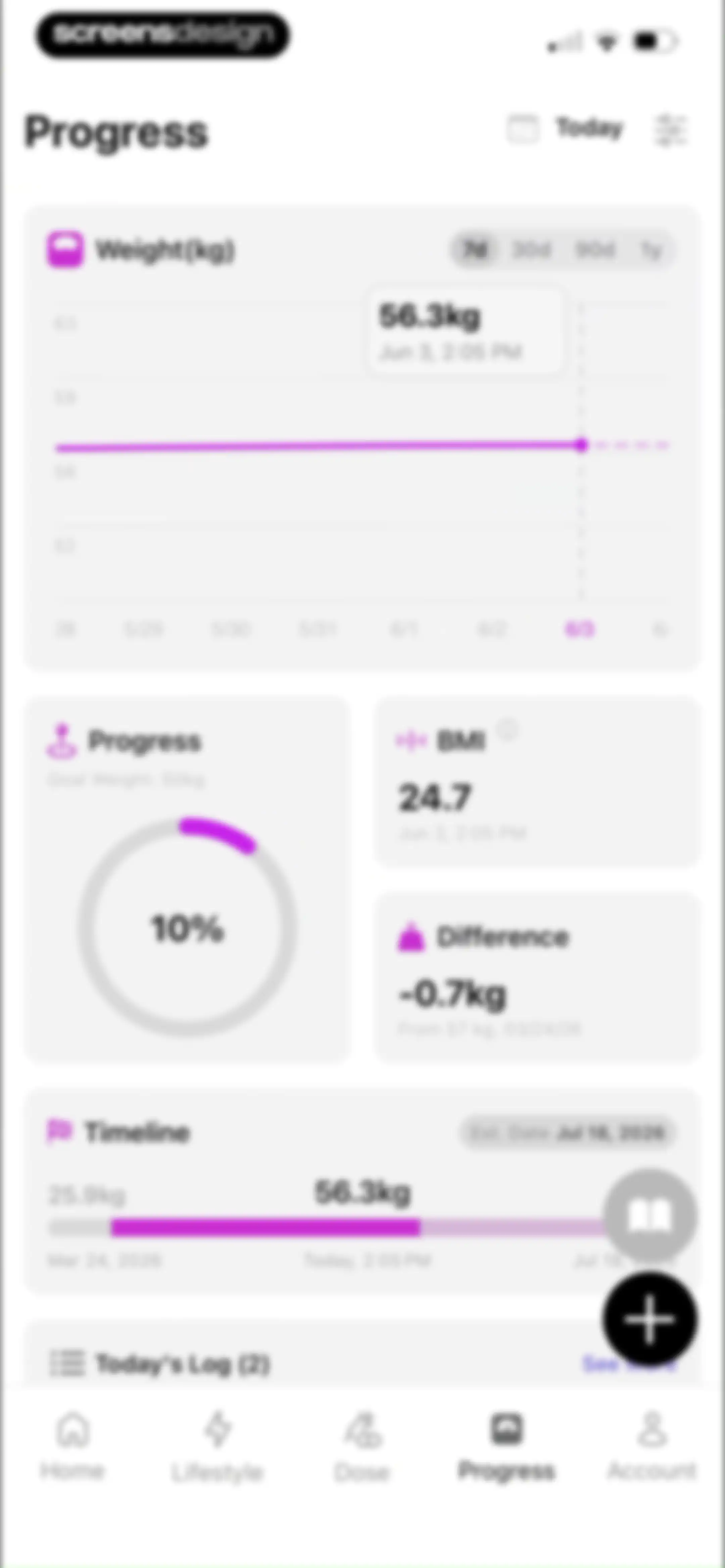 MeAgain: GLP-1 Tracker App screen 146