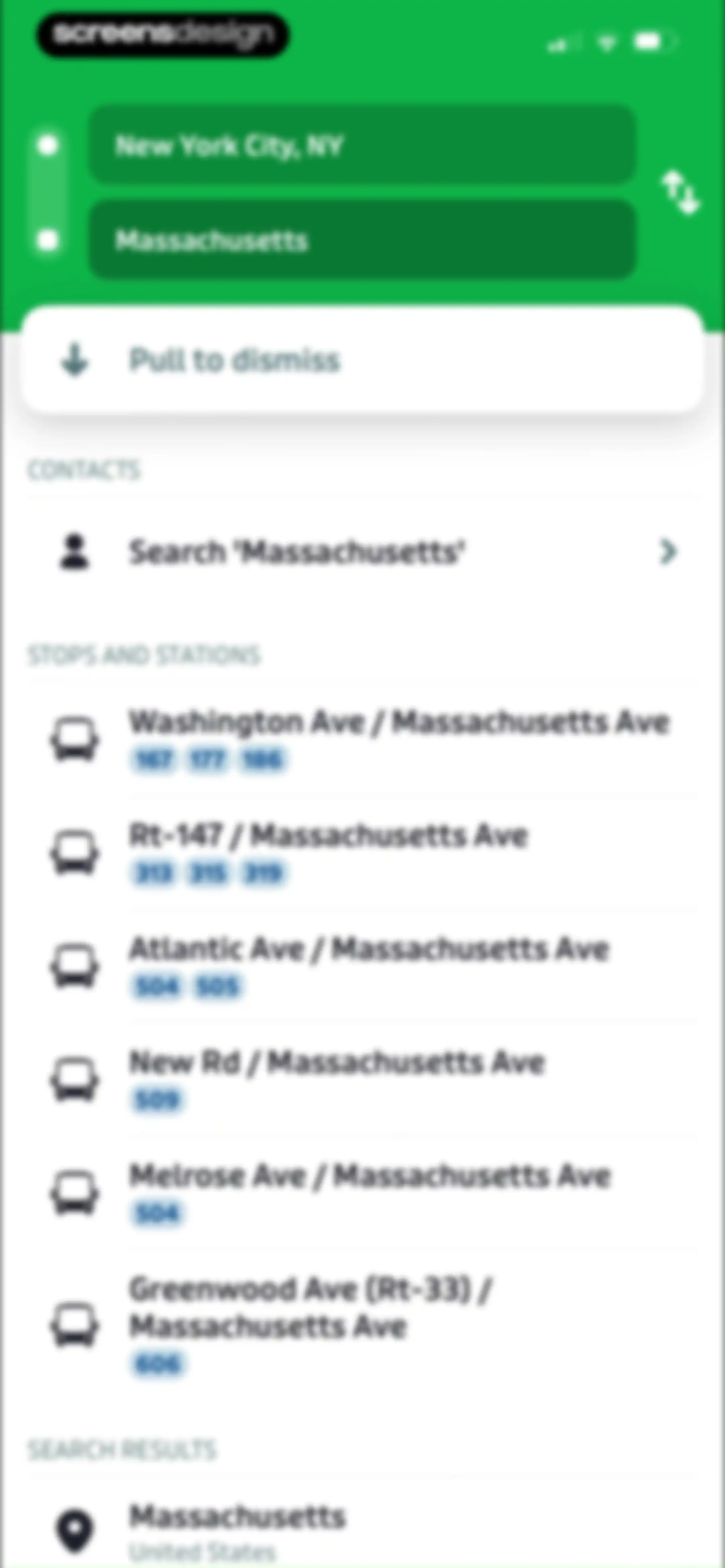 Transit • Subway & Bus Times screen 13