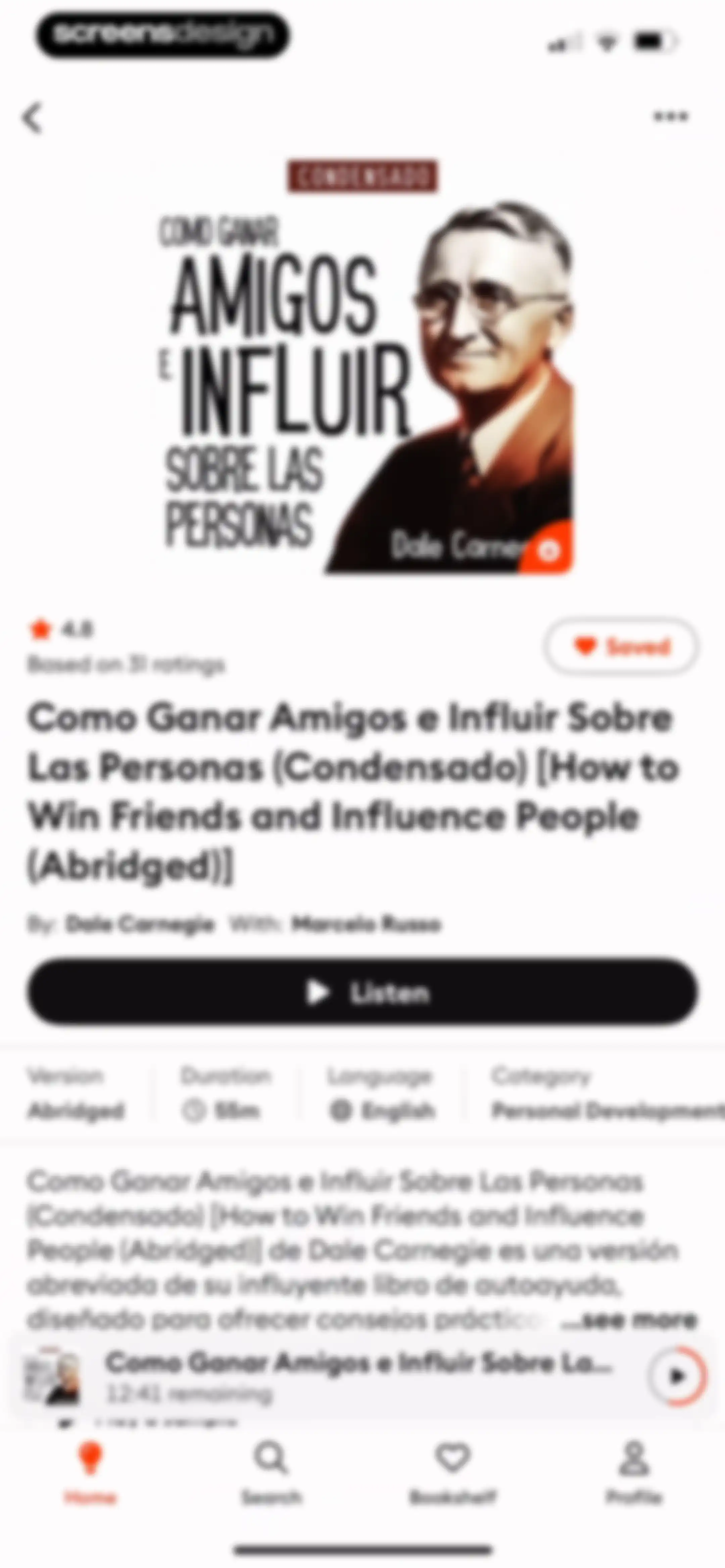 Storytel - Audiobooks Library screen 33