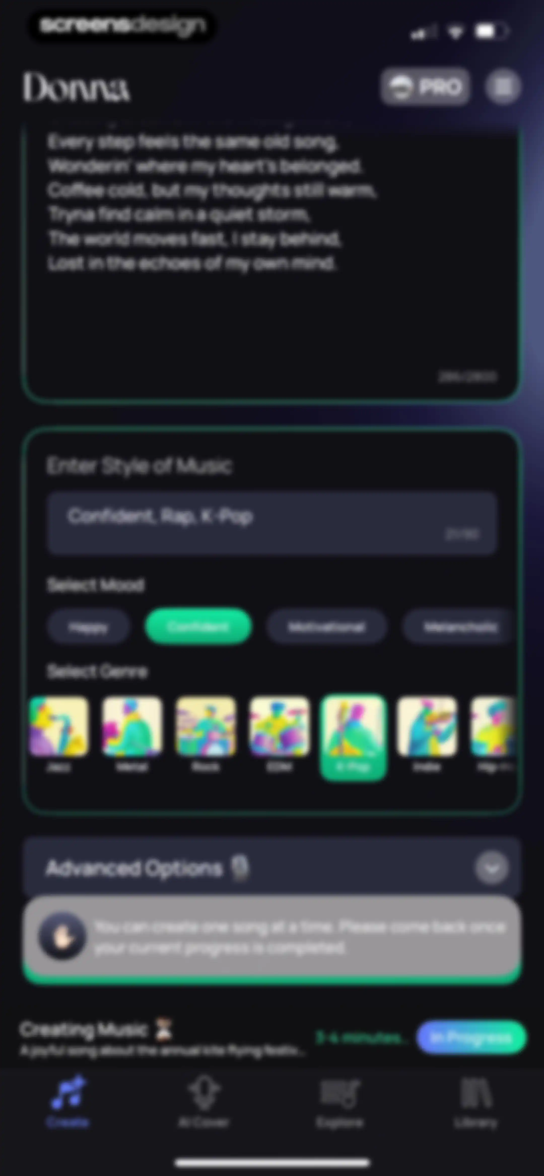 Donna AI Song & Music Maker screen 22