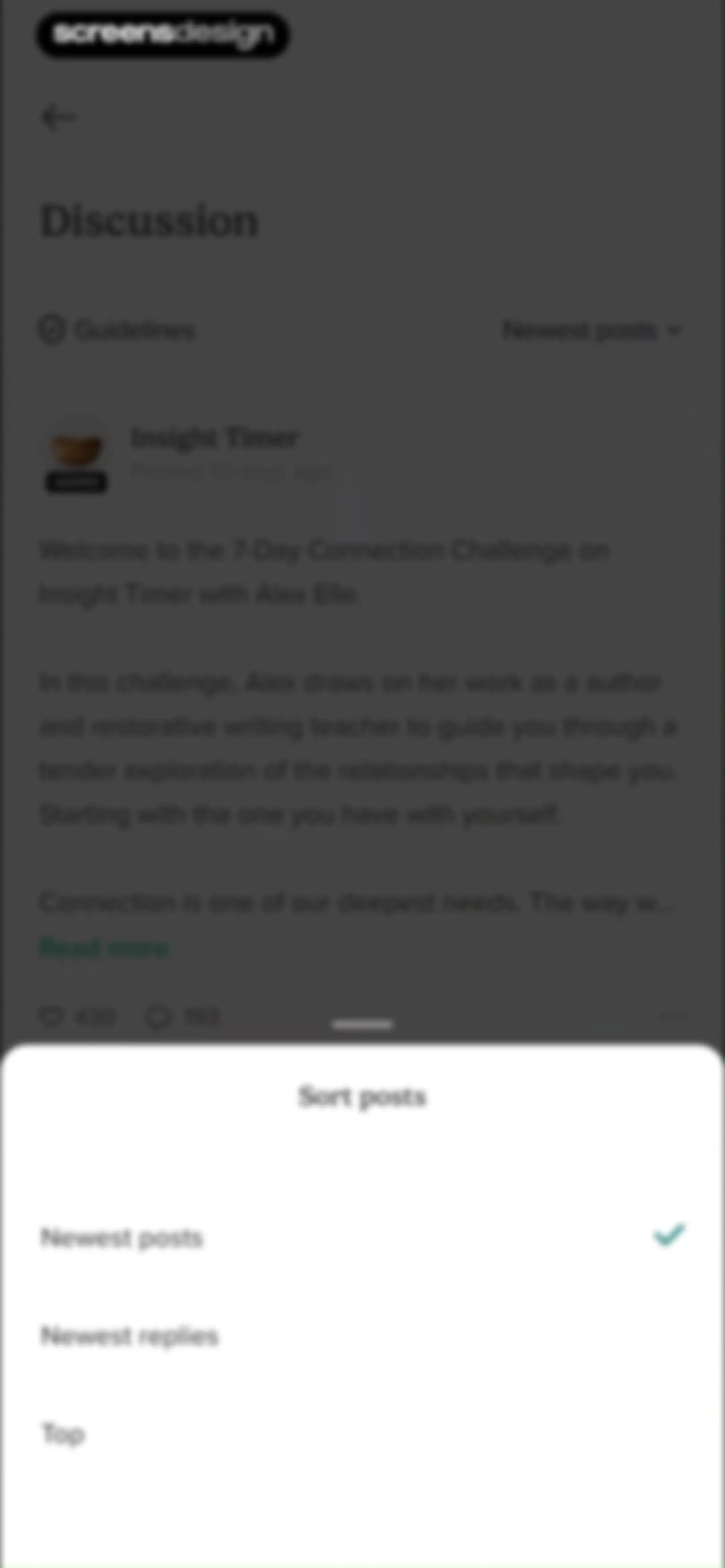 Insight Timer: Meditate, Sleep screen 56