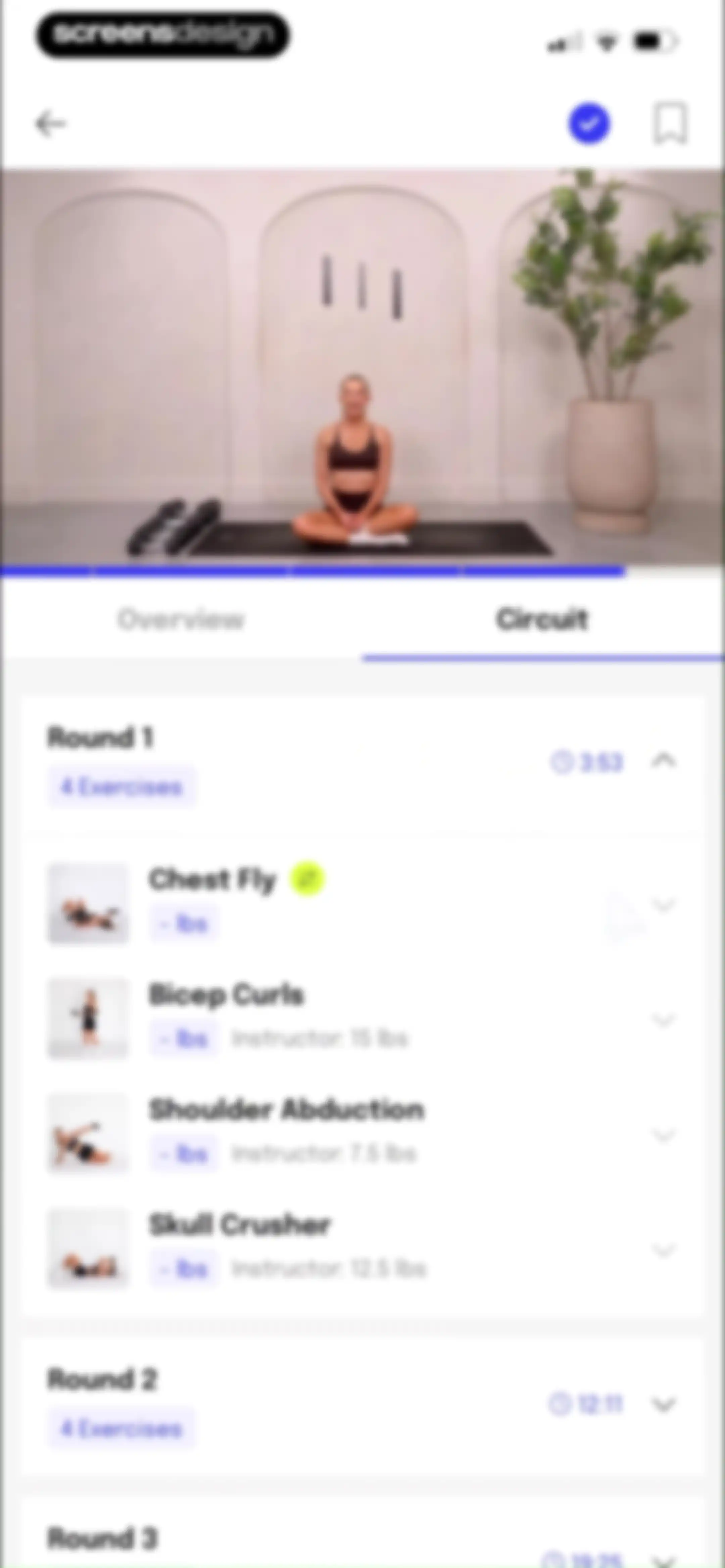 Evlo Fitness screen 27