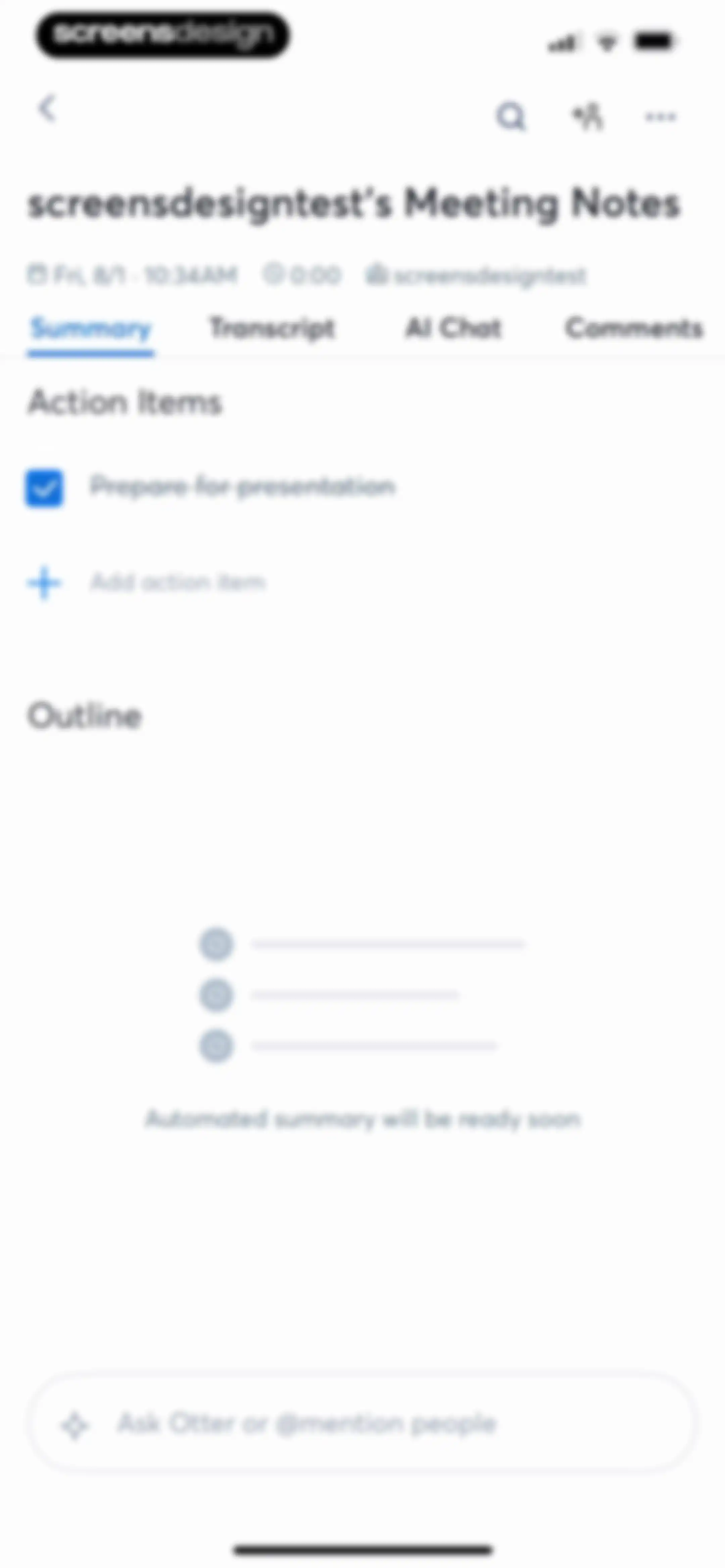 Otter Transcribe Voice Notes screen 29