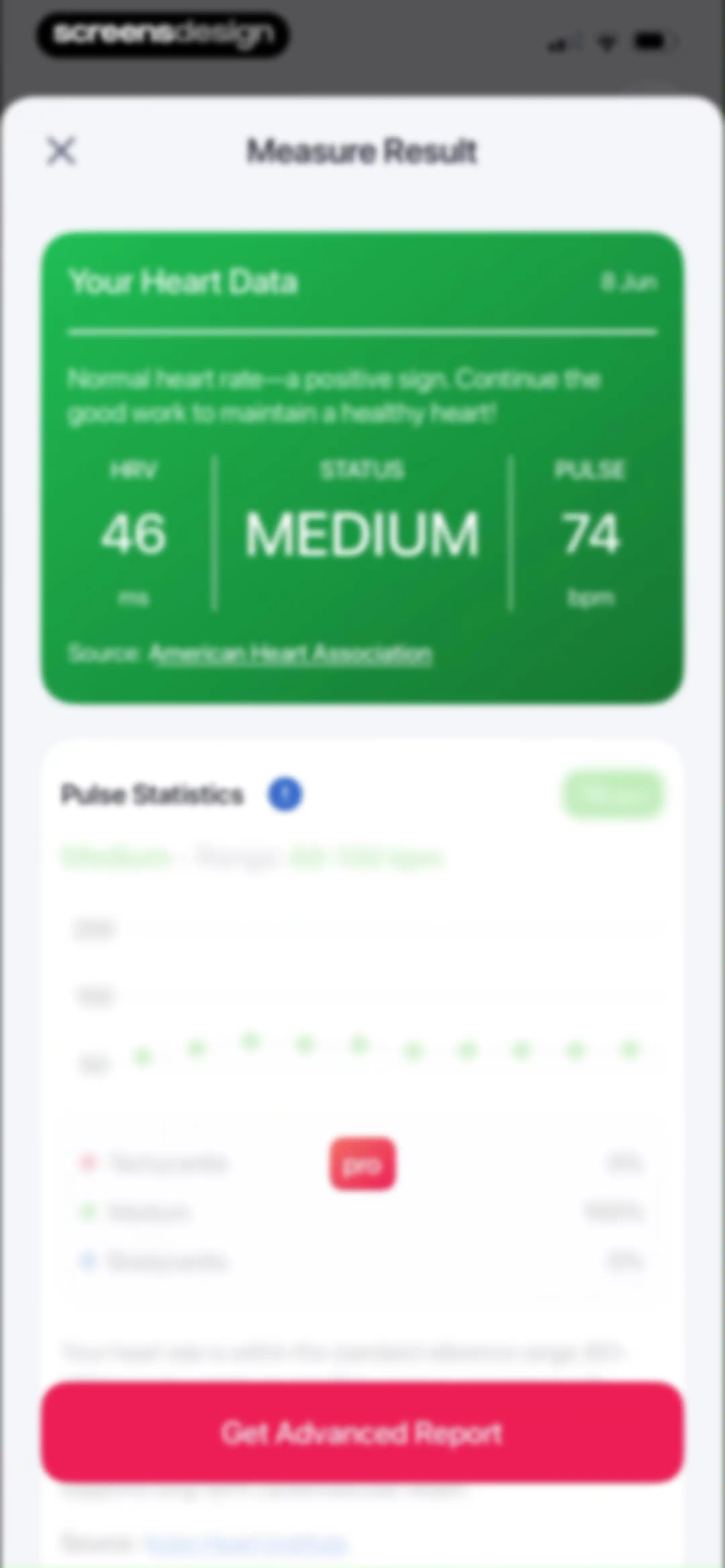 iCardiac: Heart Rate & Health screen 21