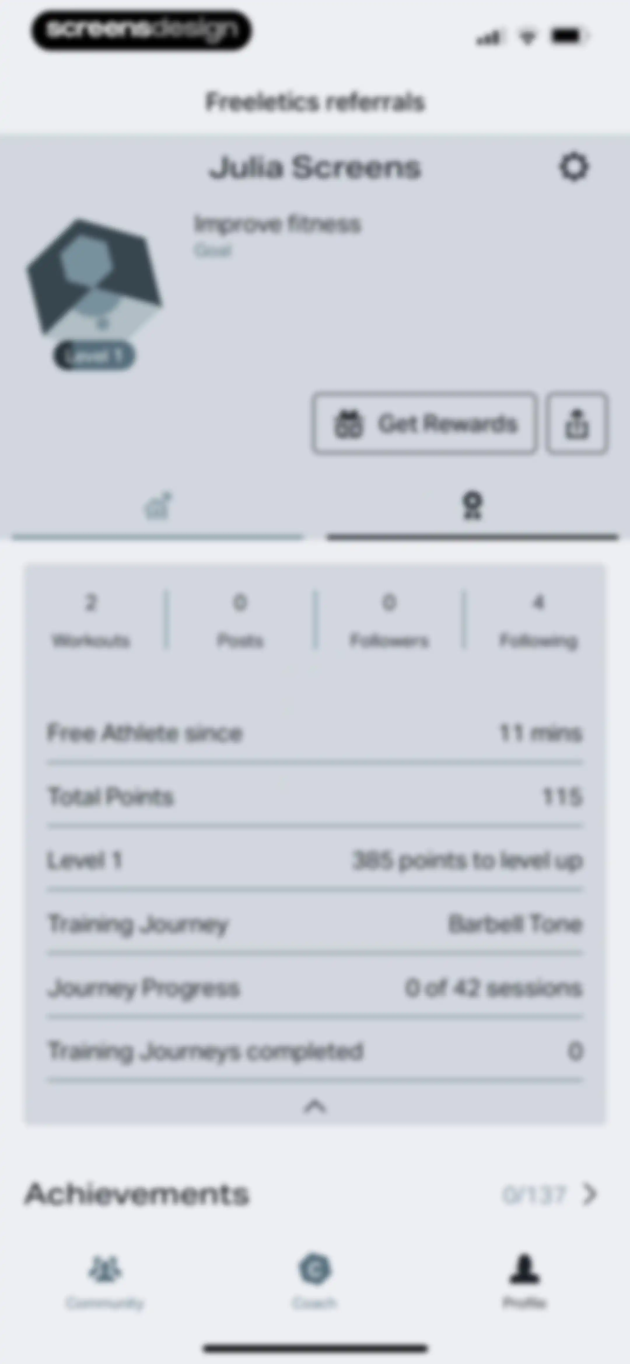 Freeletics: Workouts & Fitness screen 166