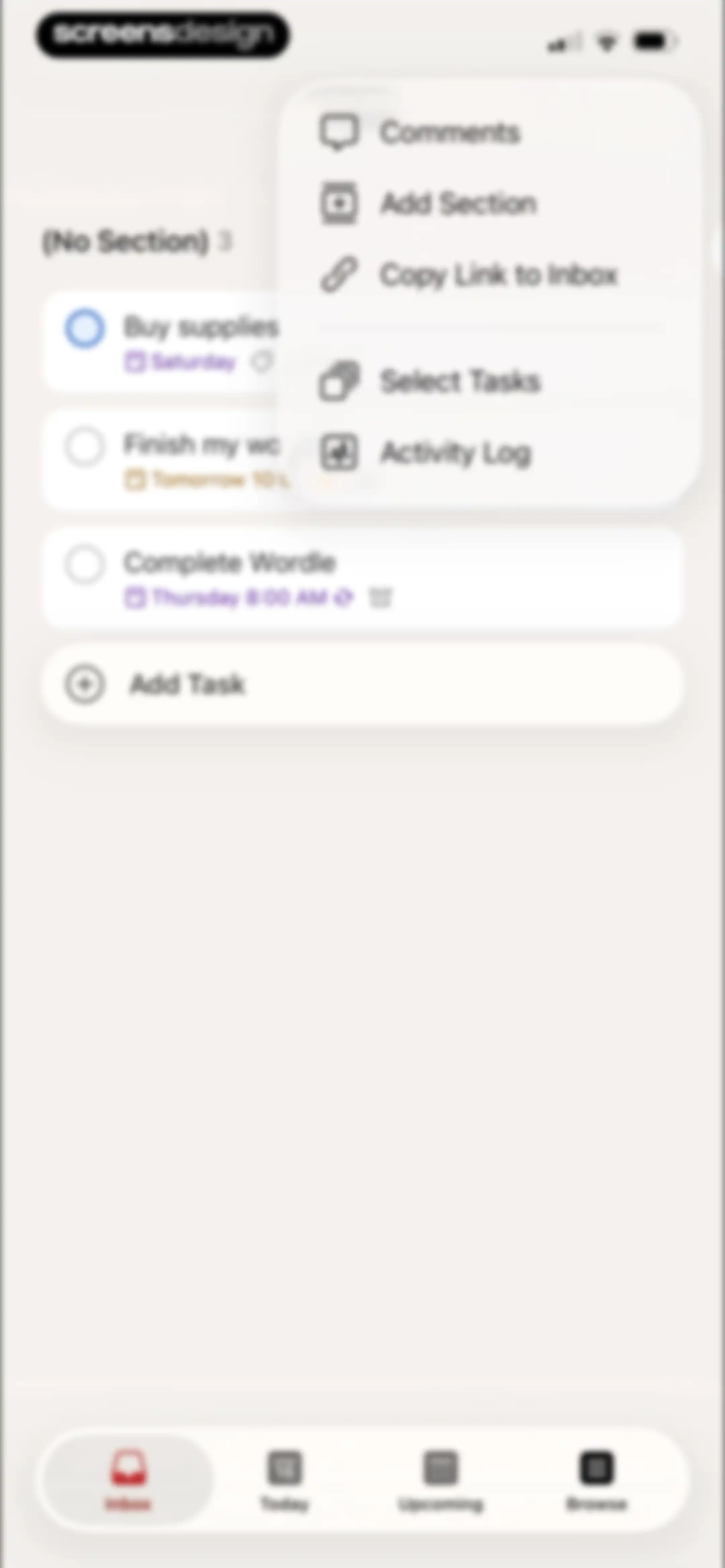 Todoist: To Do List & Calendar screen 82
