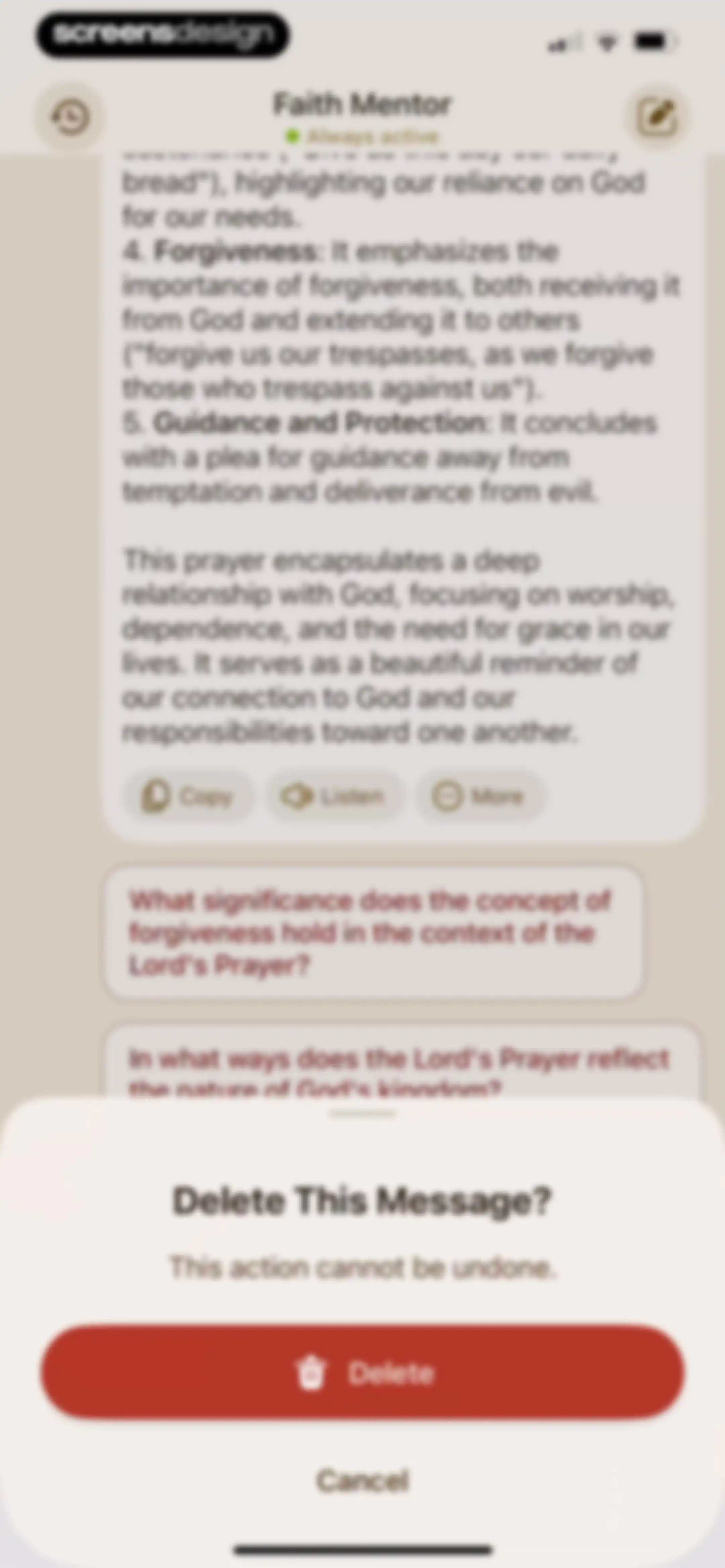 Faith Mentor - AI Bible Chat screen 35