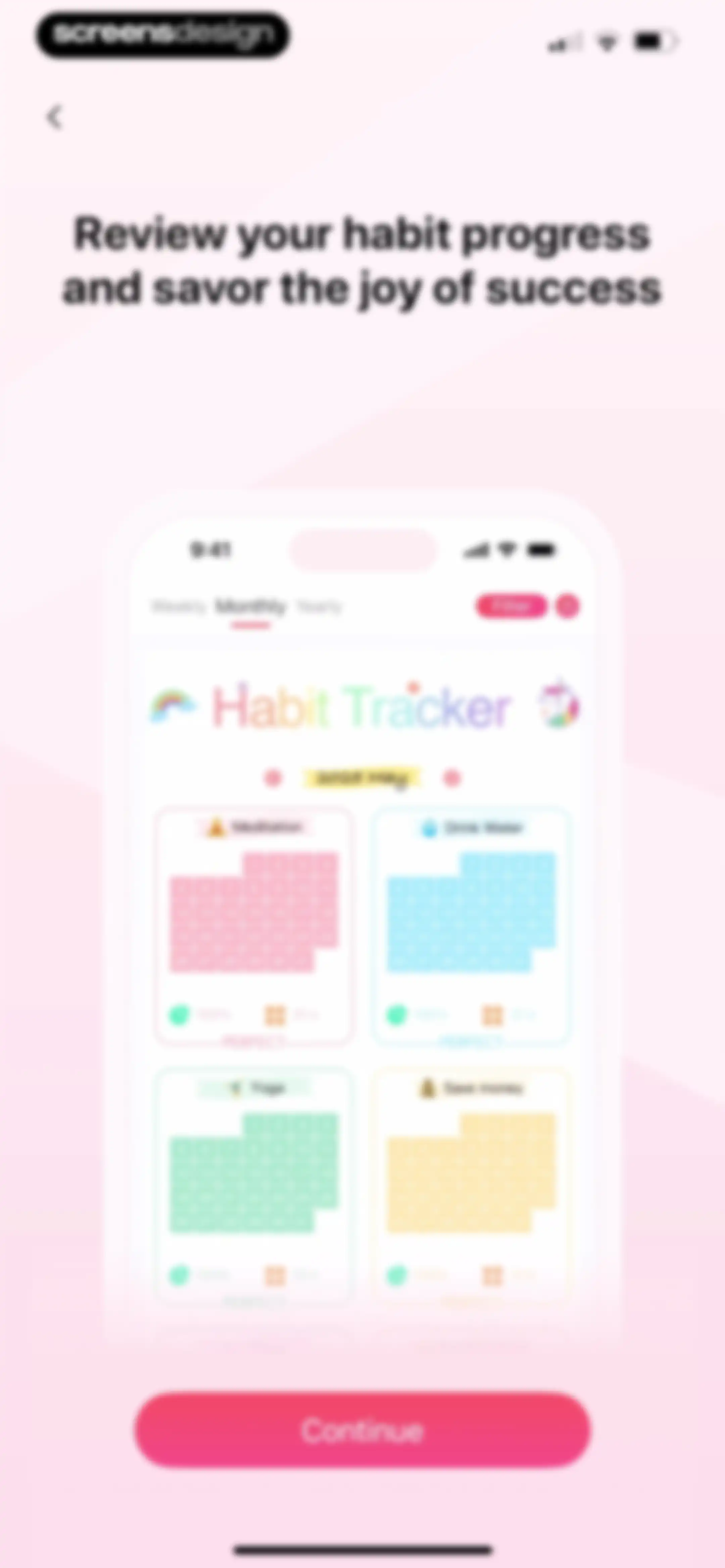 Habit Tracker screen 10