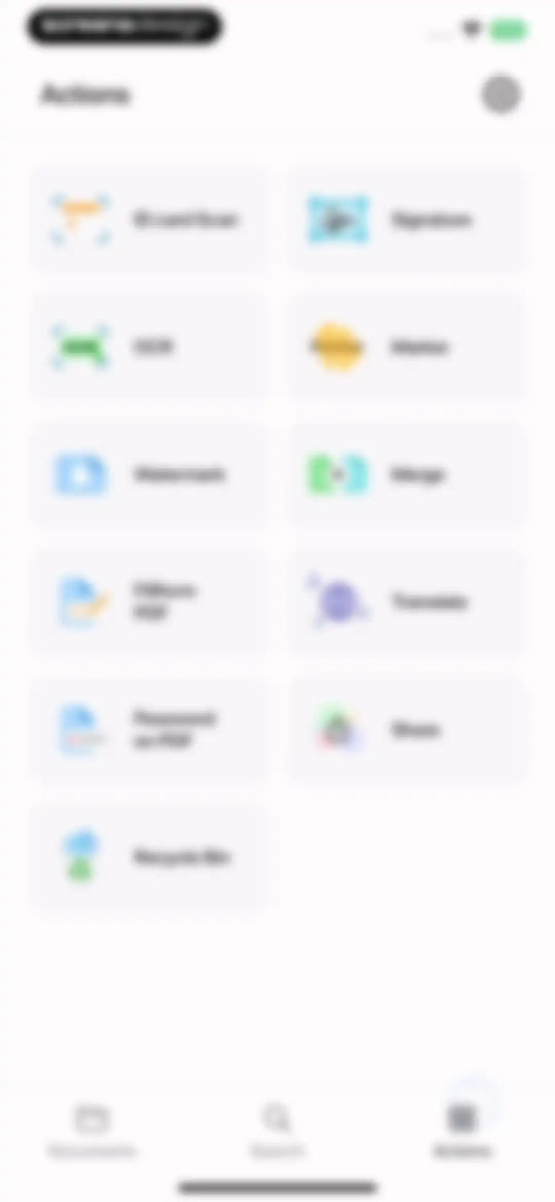 SCAN ACE · PDF Scanner App screen 54
