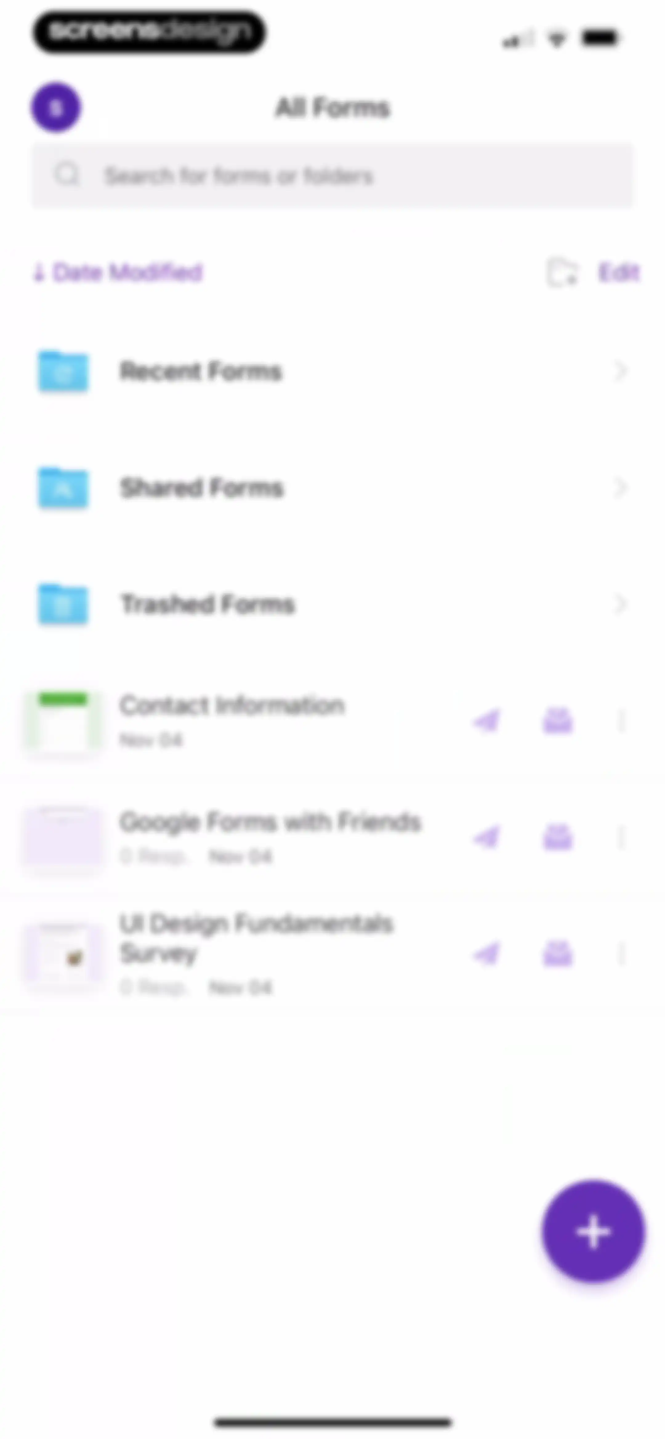 Forms for Google Docs screen 97