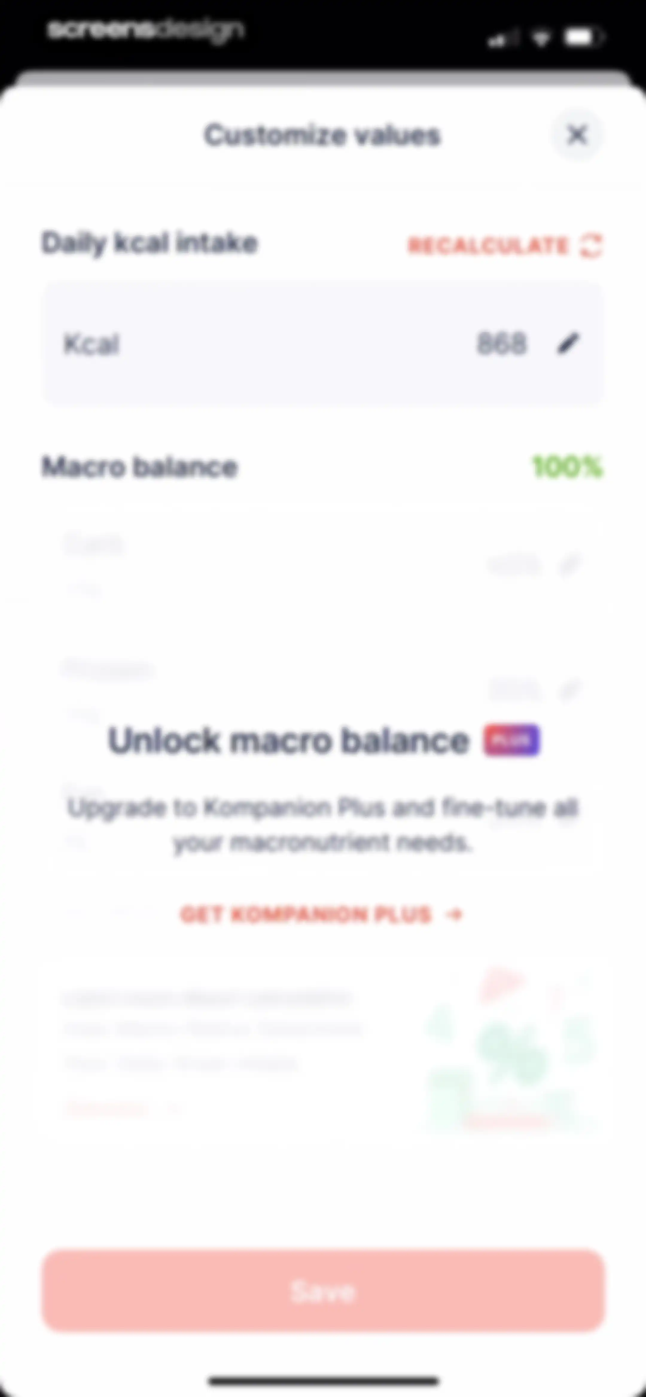 Kompanion: Weight Loss Plan screen 189