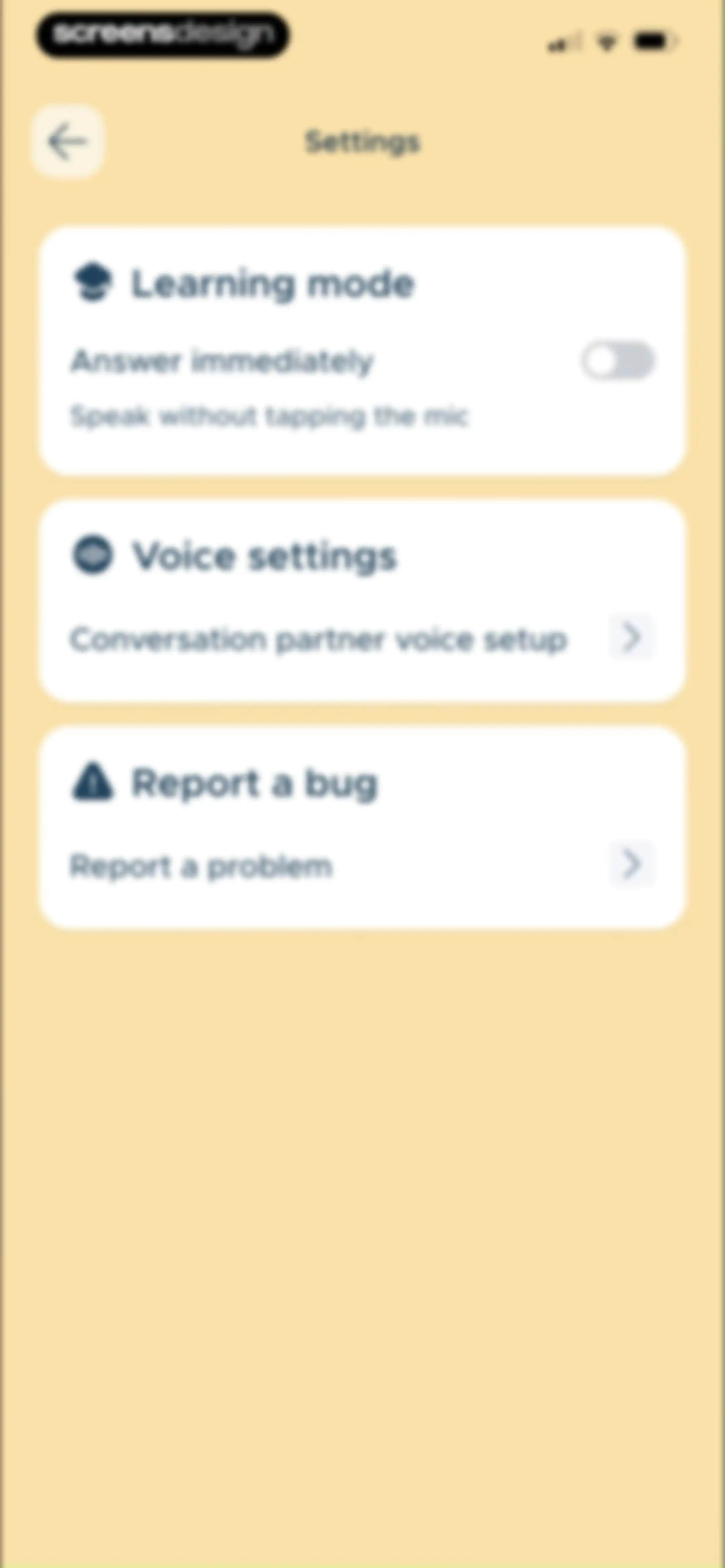 BeeSpeaker Learn English screen 93