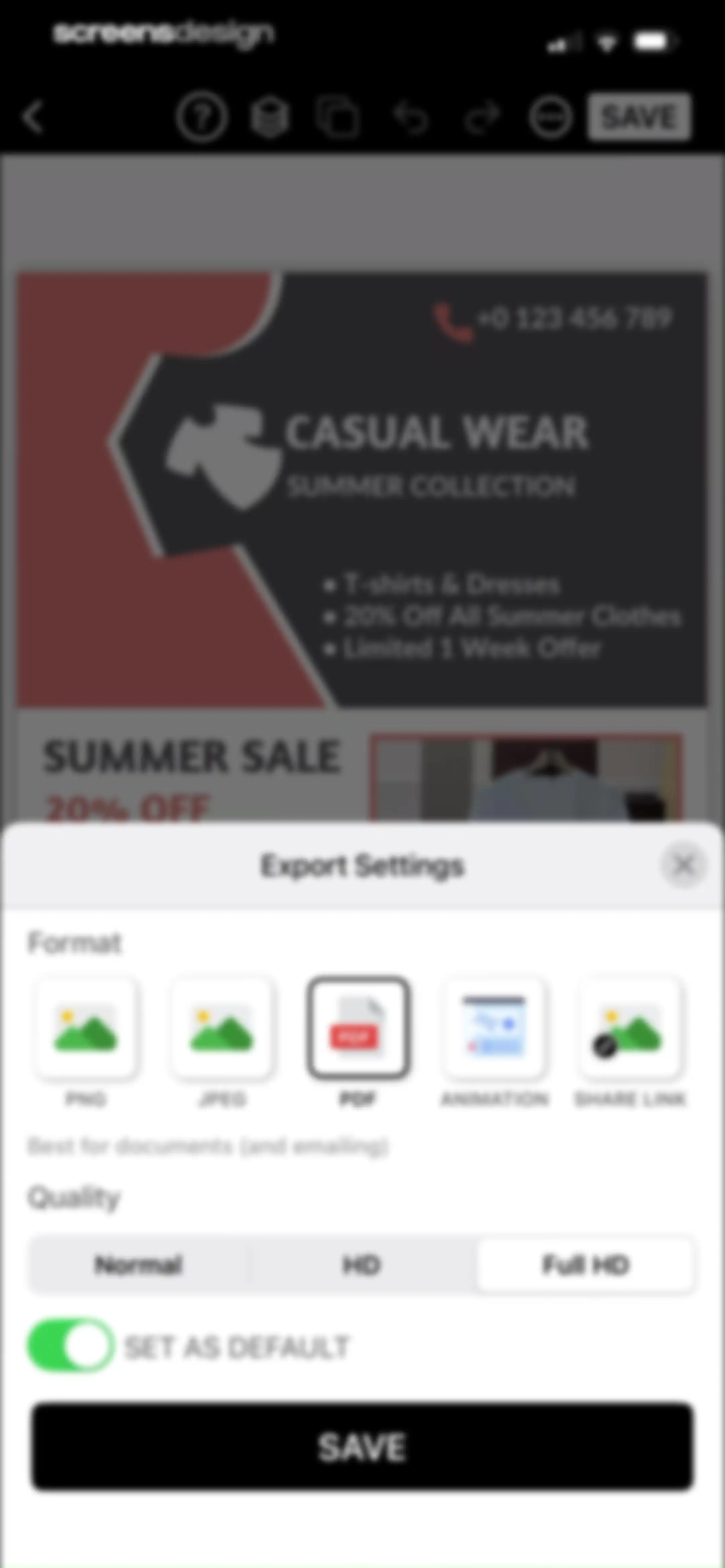 Flyer Maker + Poster Maker screen 114