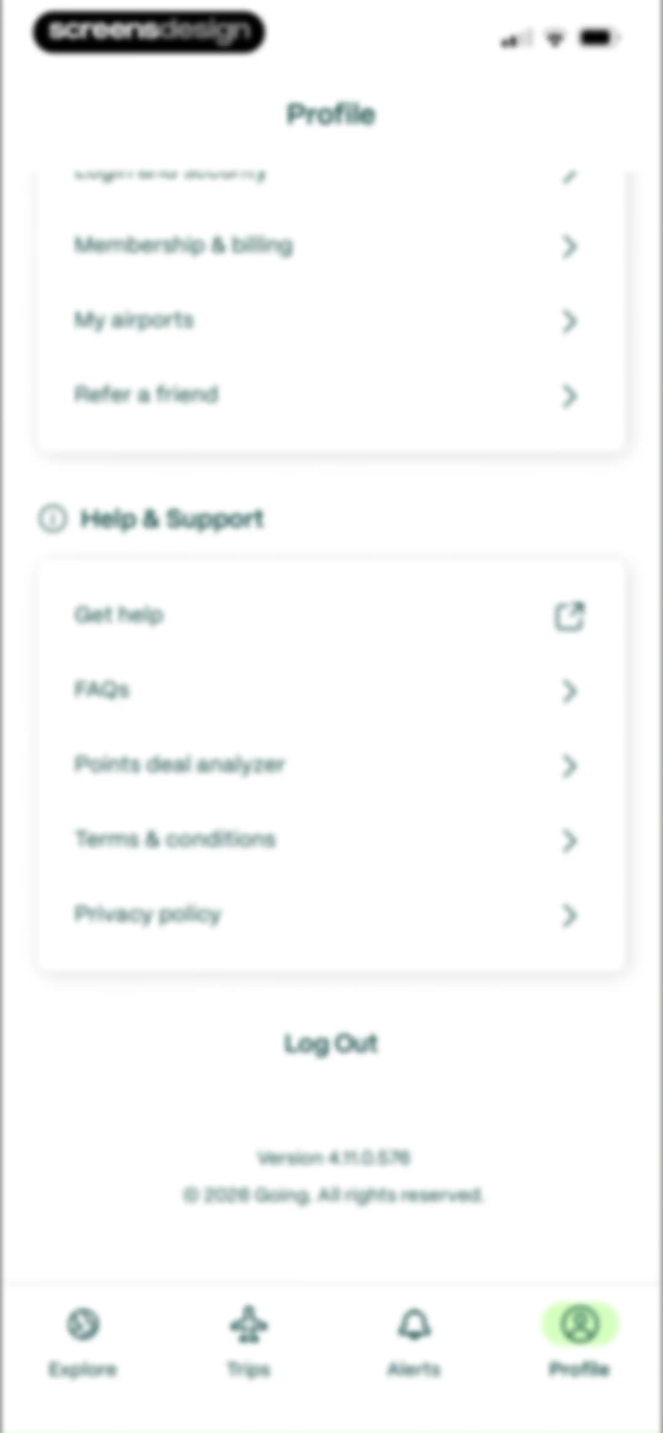 Going: Find Flight Deals screen 67
