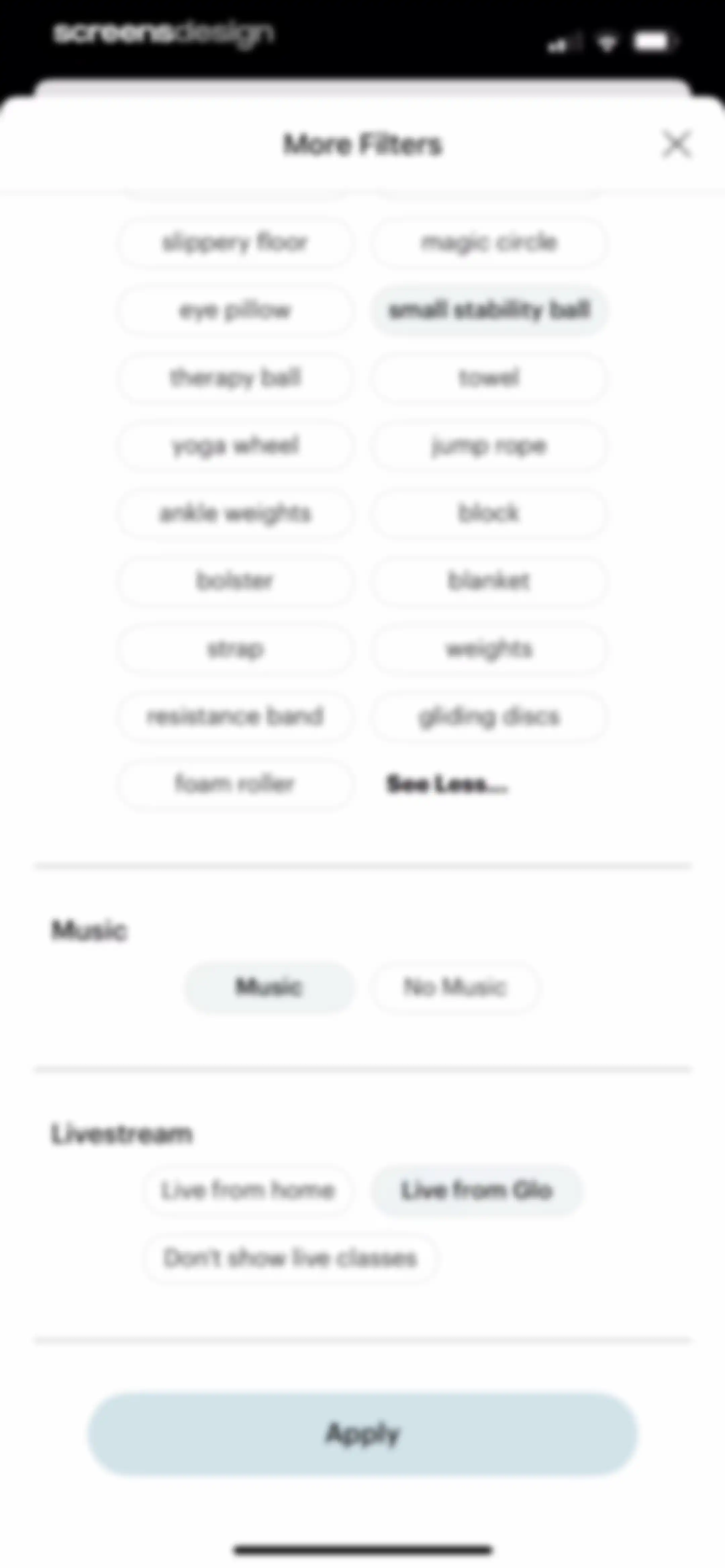 Glo | Yoga and Meditation App screen 31
