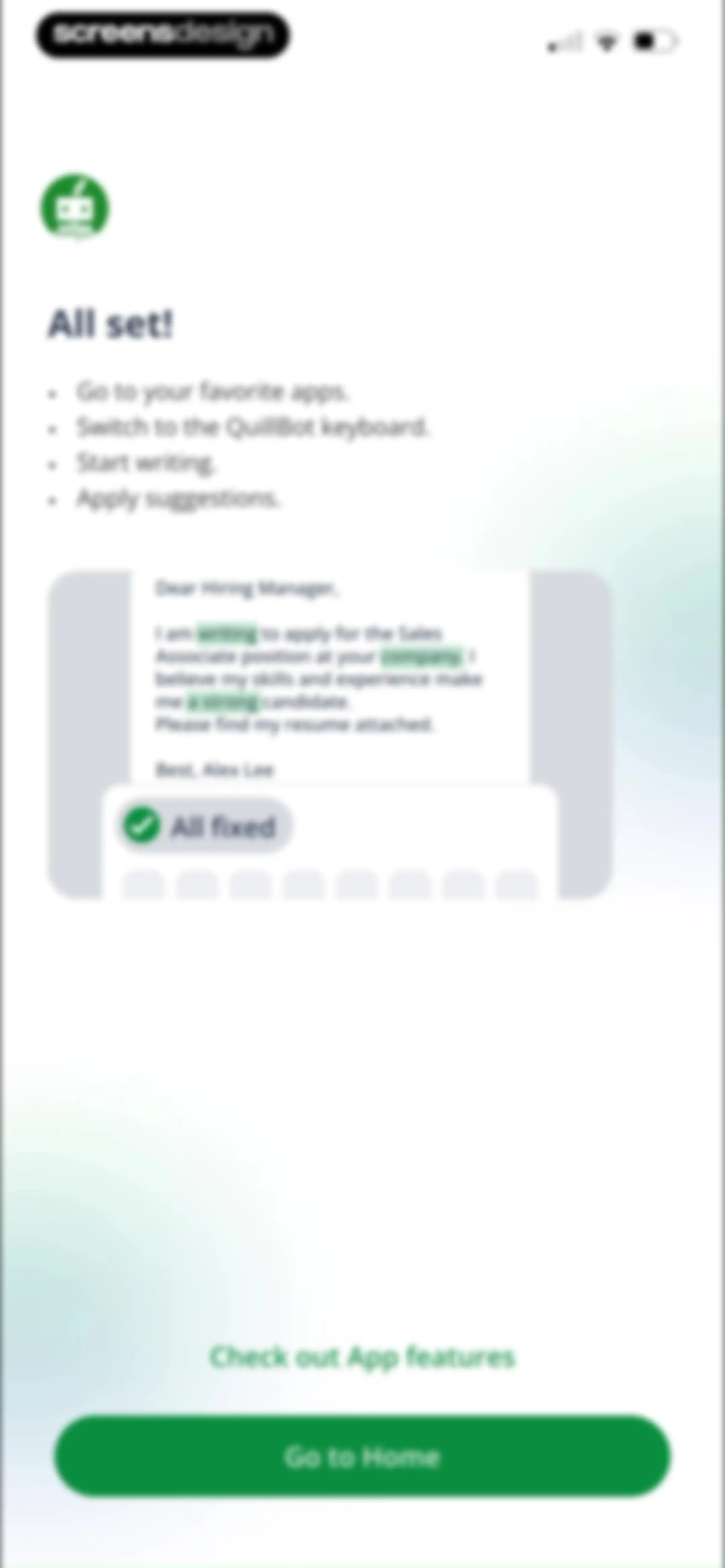 Quillbot-AI Writing & Keyboard screen 12