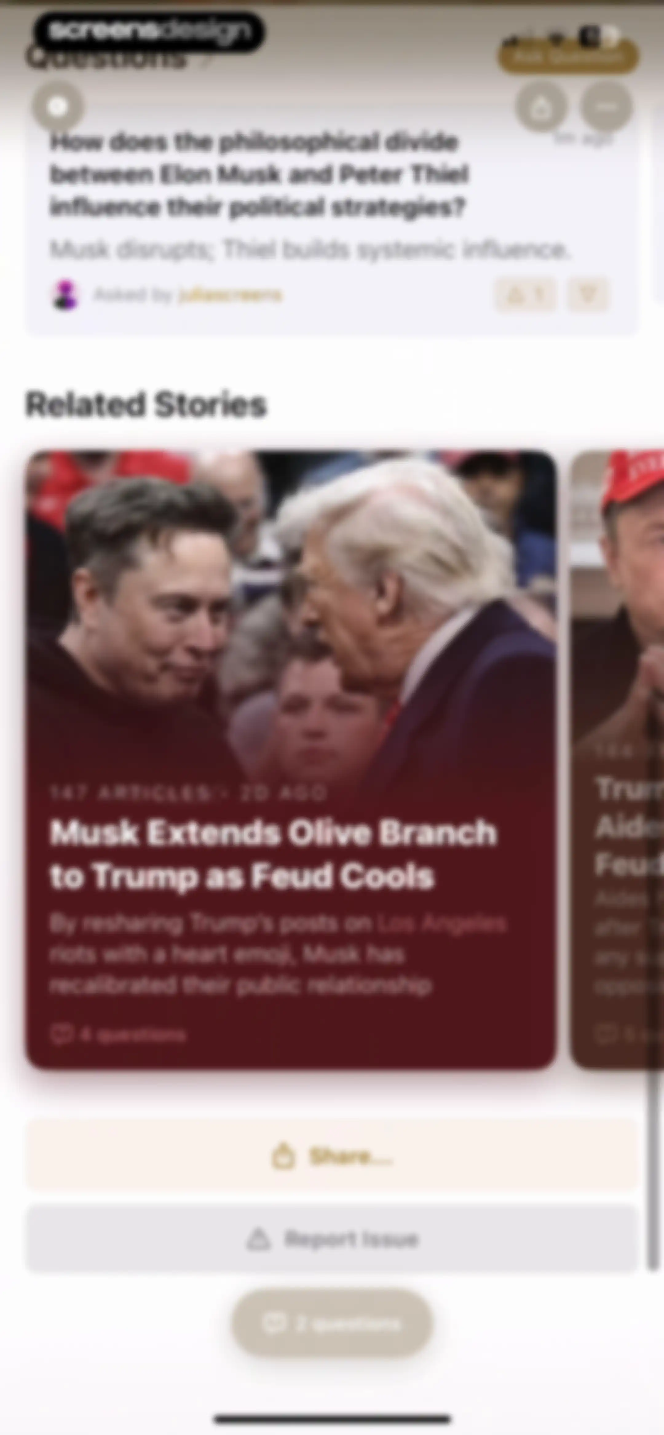 Particle: Personalized News screen 58