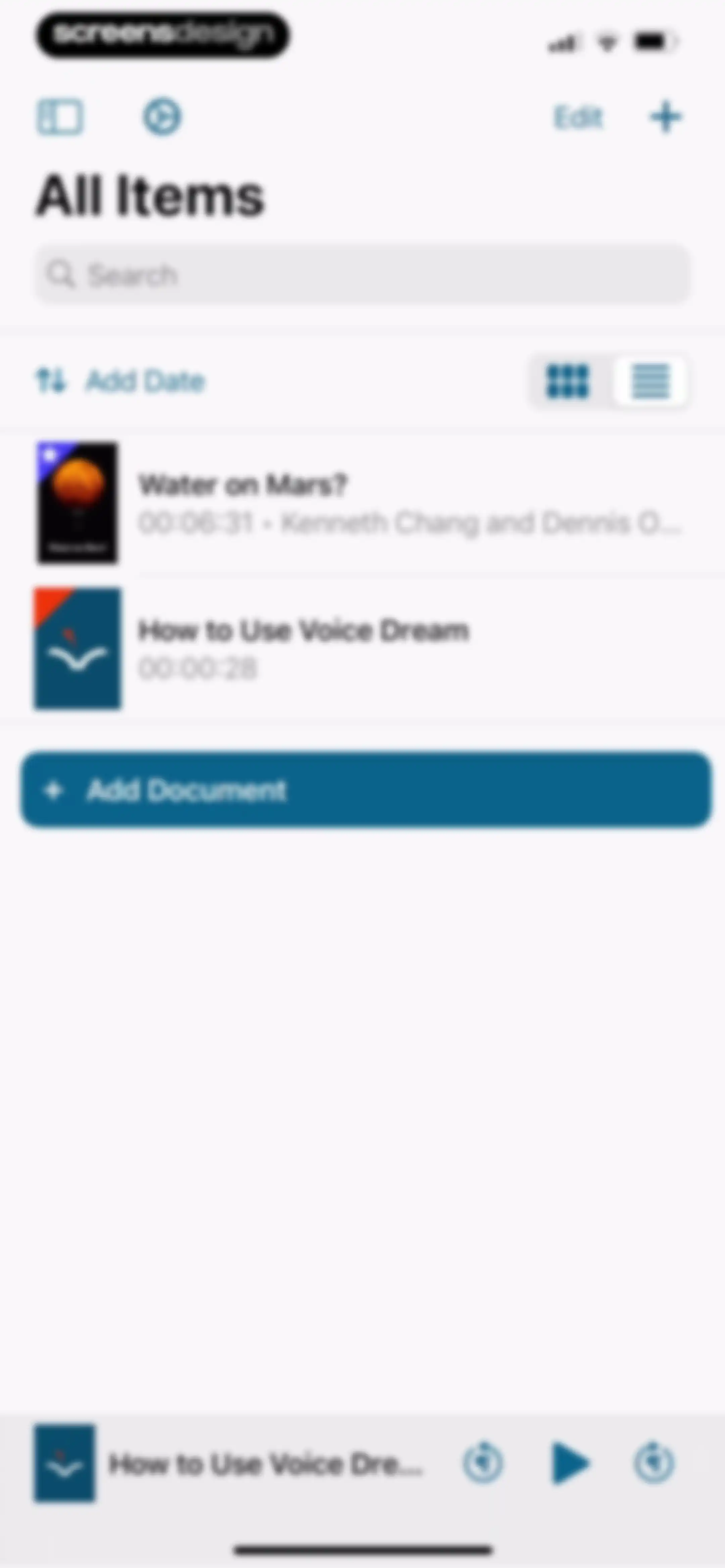 Voice Dream - Natural Reader screen 21