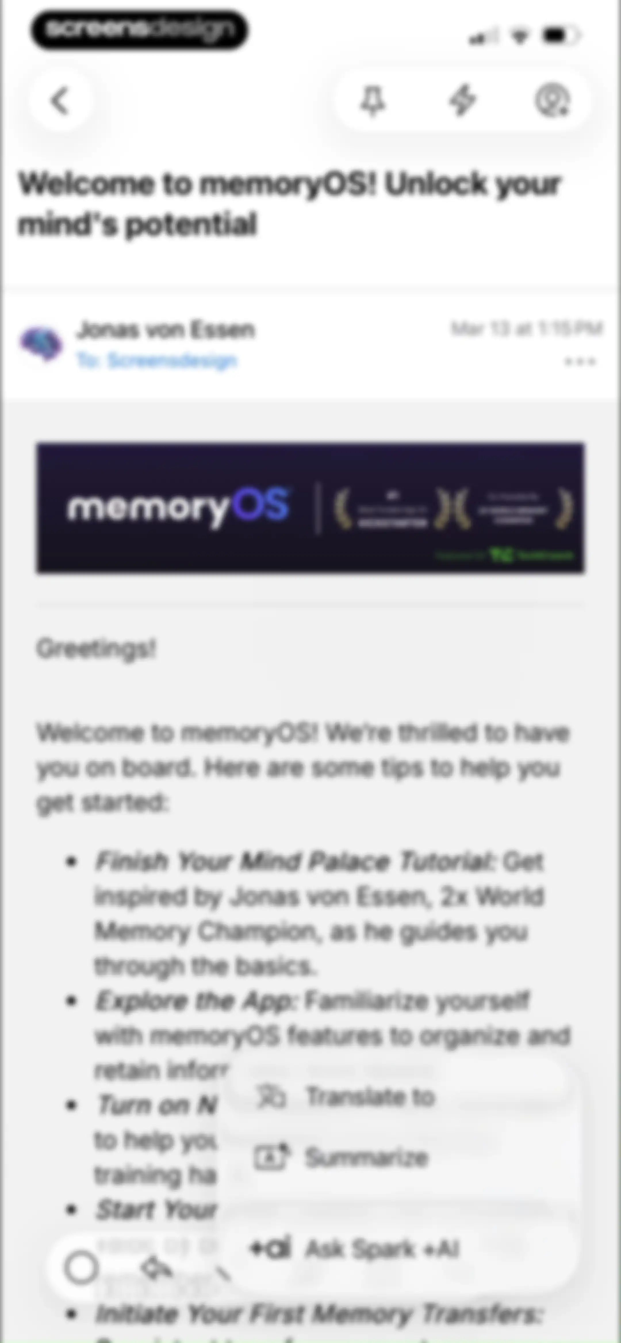 Spark Mail: AI Email Assistant screen 63