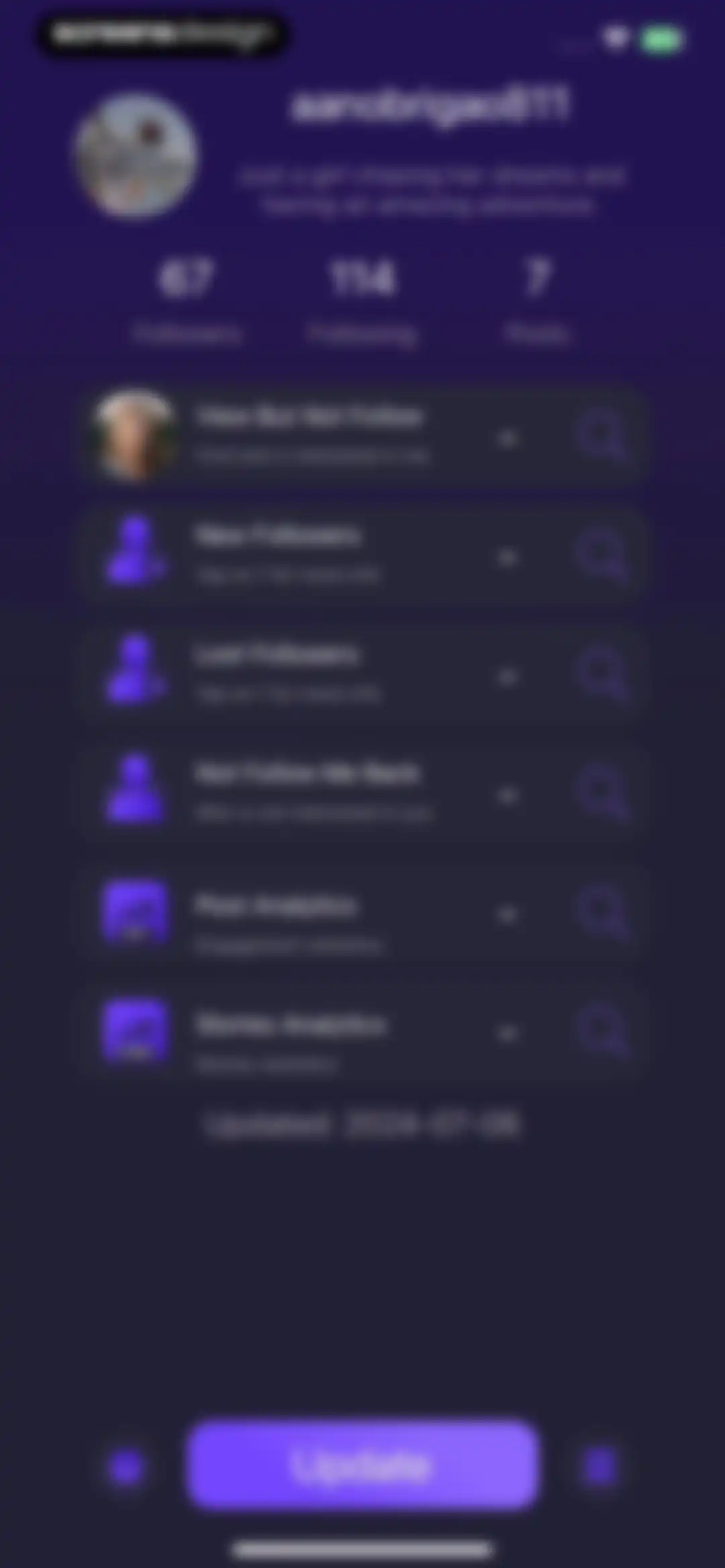 Unfollow Tracker: MyFollowers screen 19