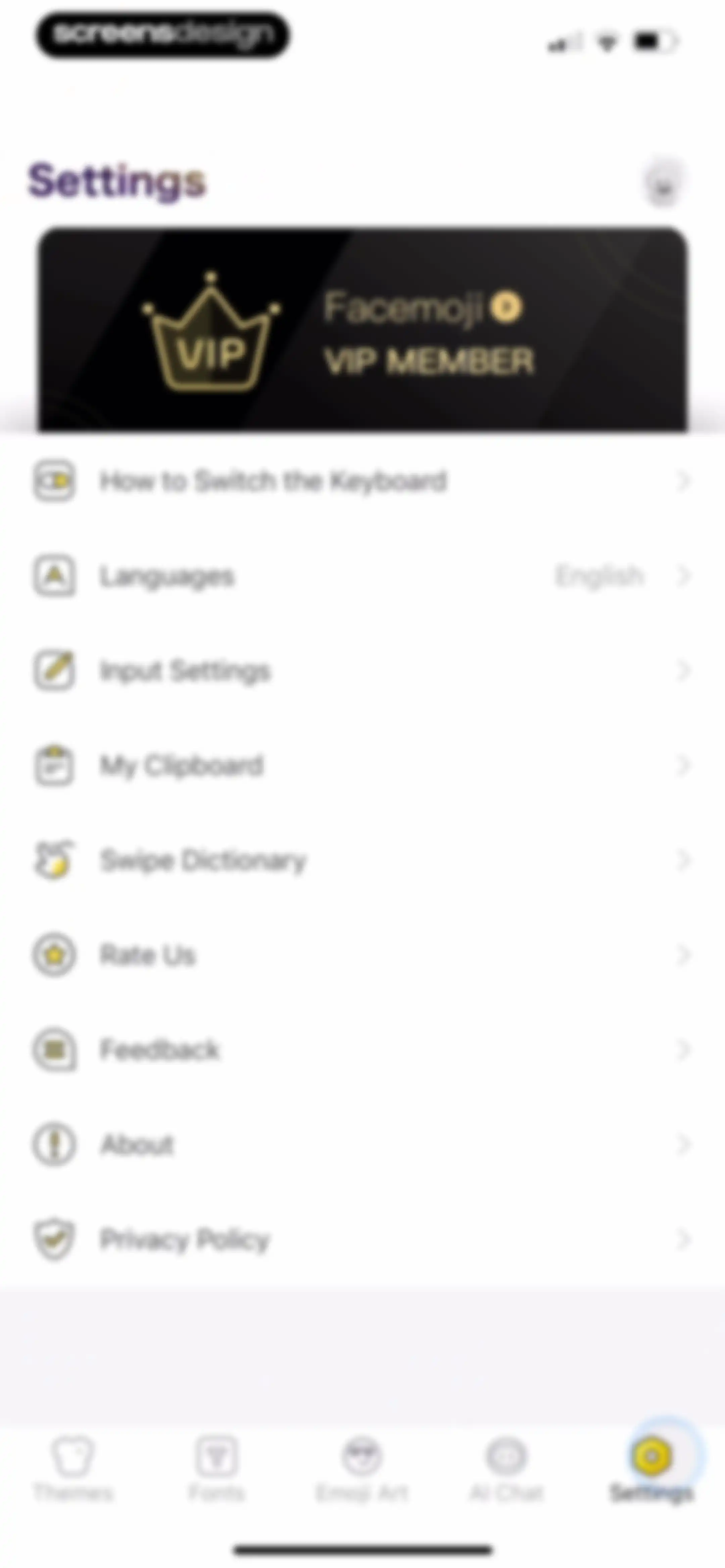 Facemoji AI Emoji Keyboard screen 98