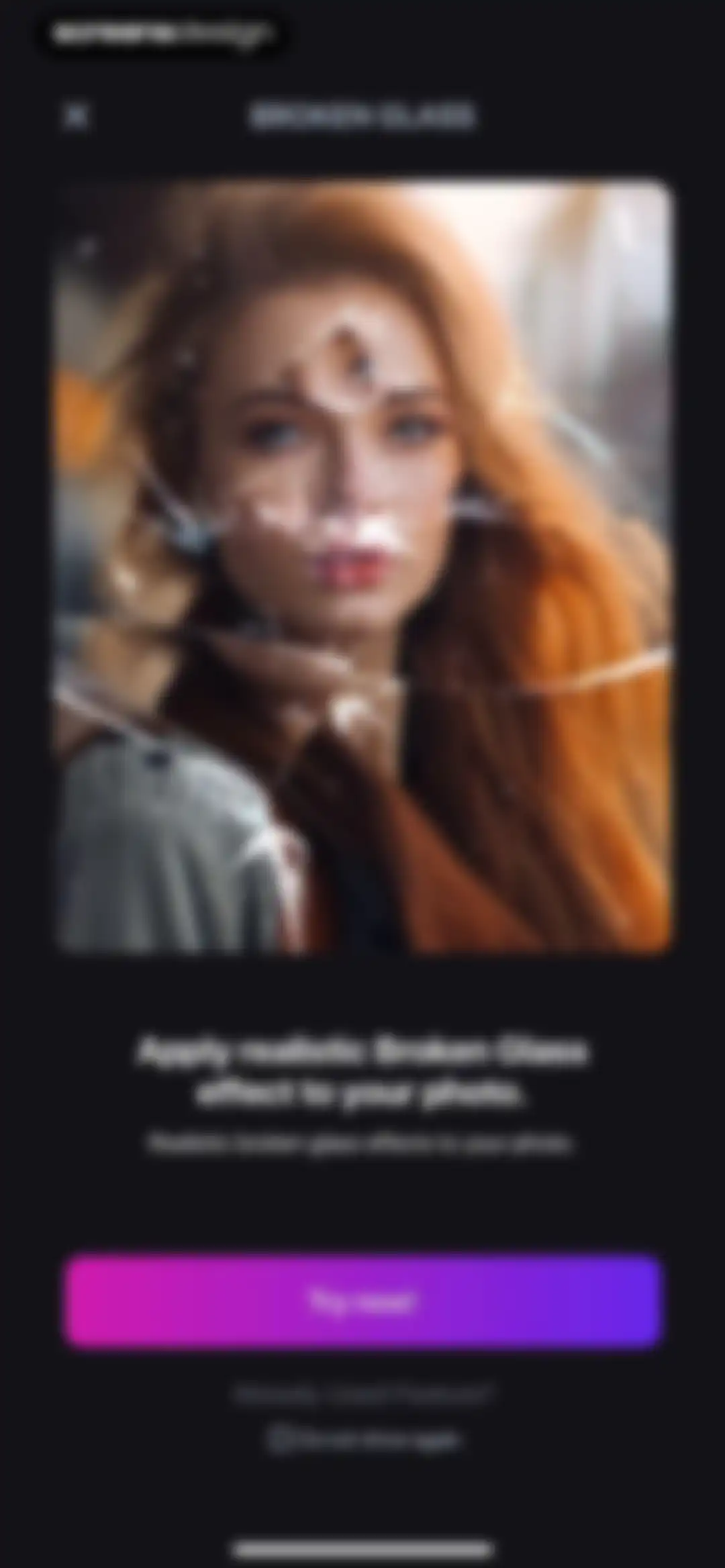 Edit Up: AI Photo Video Editor screen 102