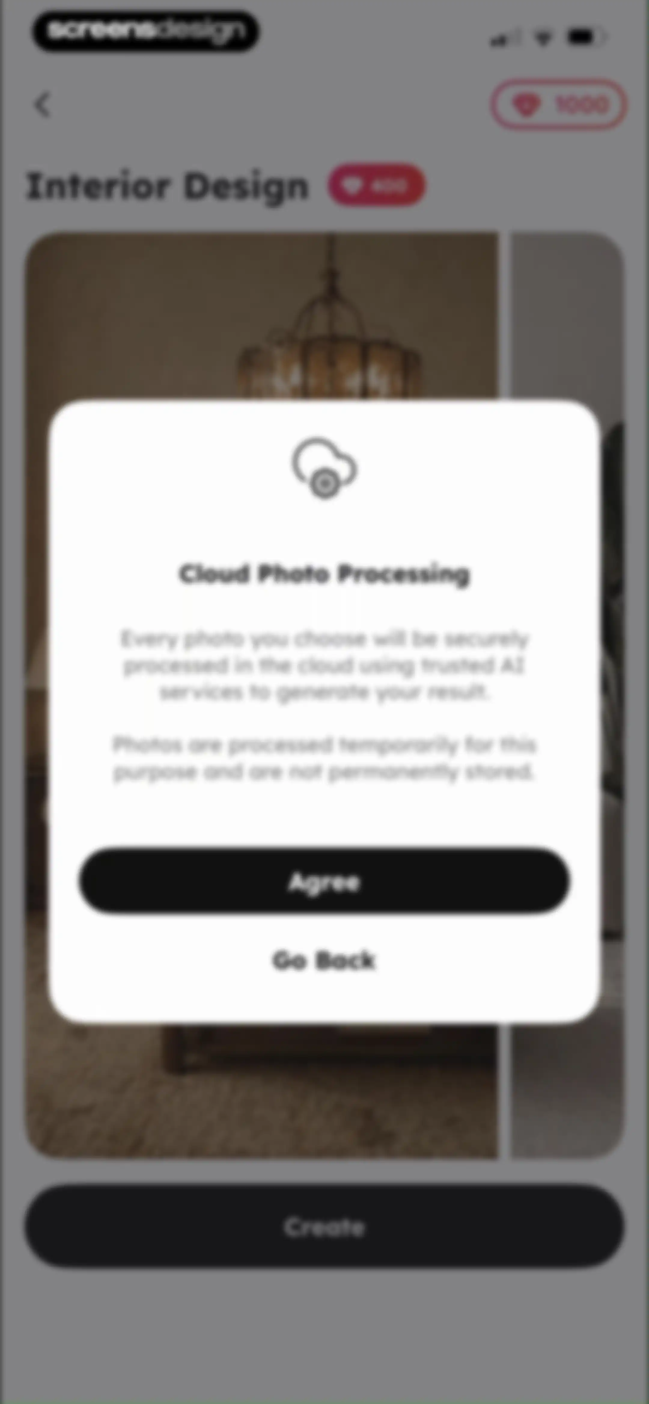 House AI: AI Room Design, Home screen 13