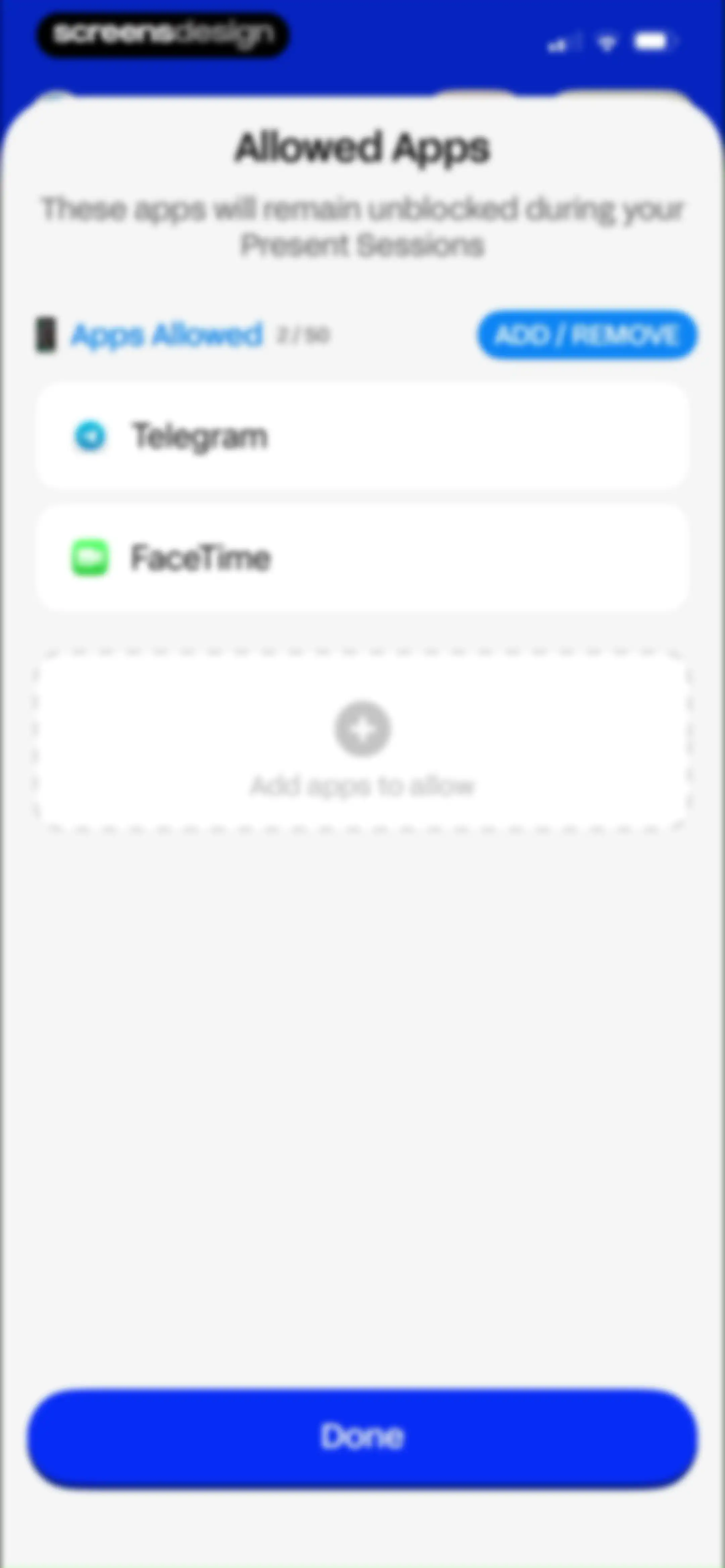 BePresent: Screen Time Control screen 57
