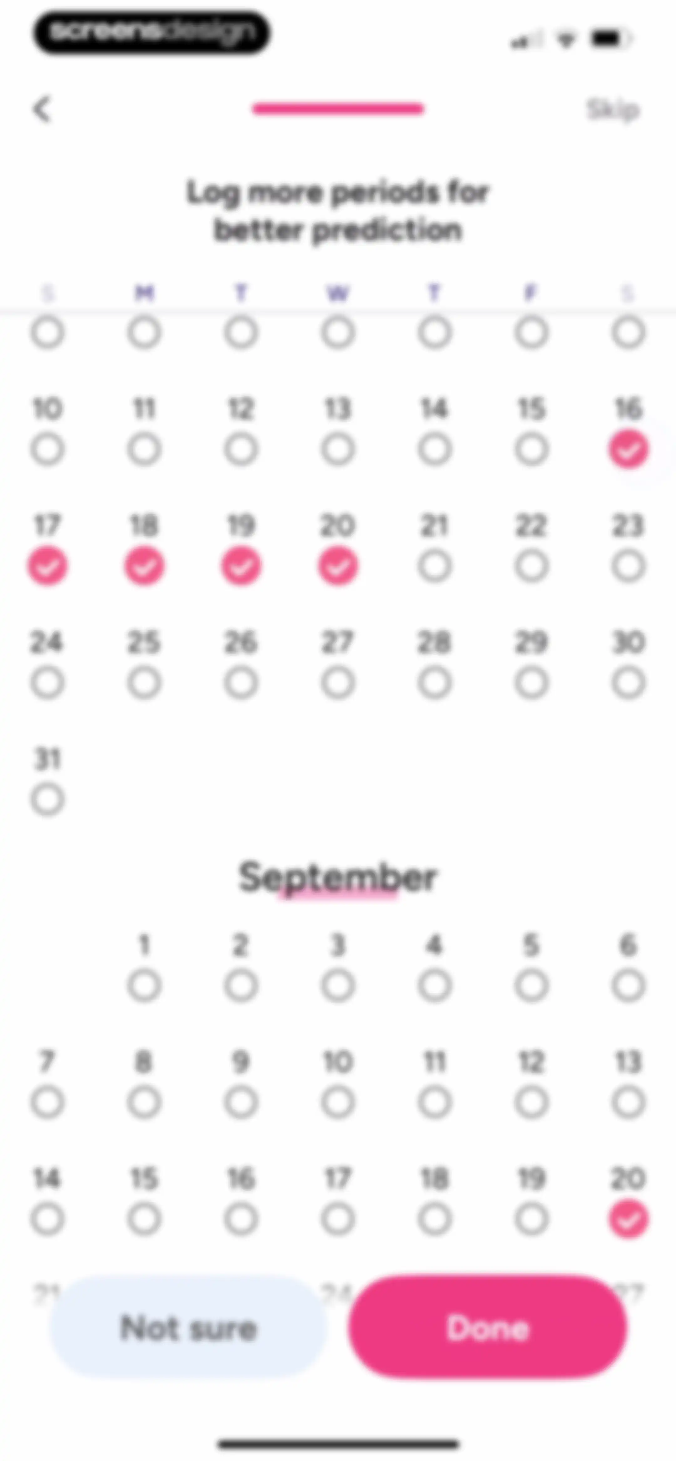 Period Tracker Period Calendar screen 37