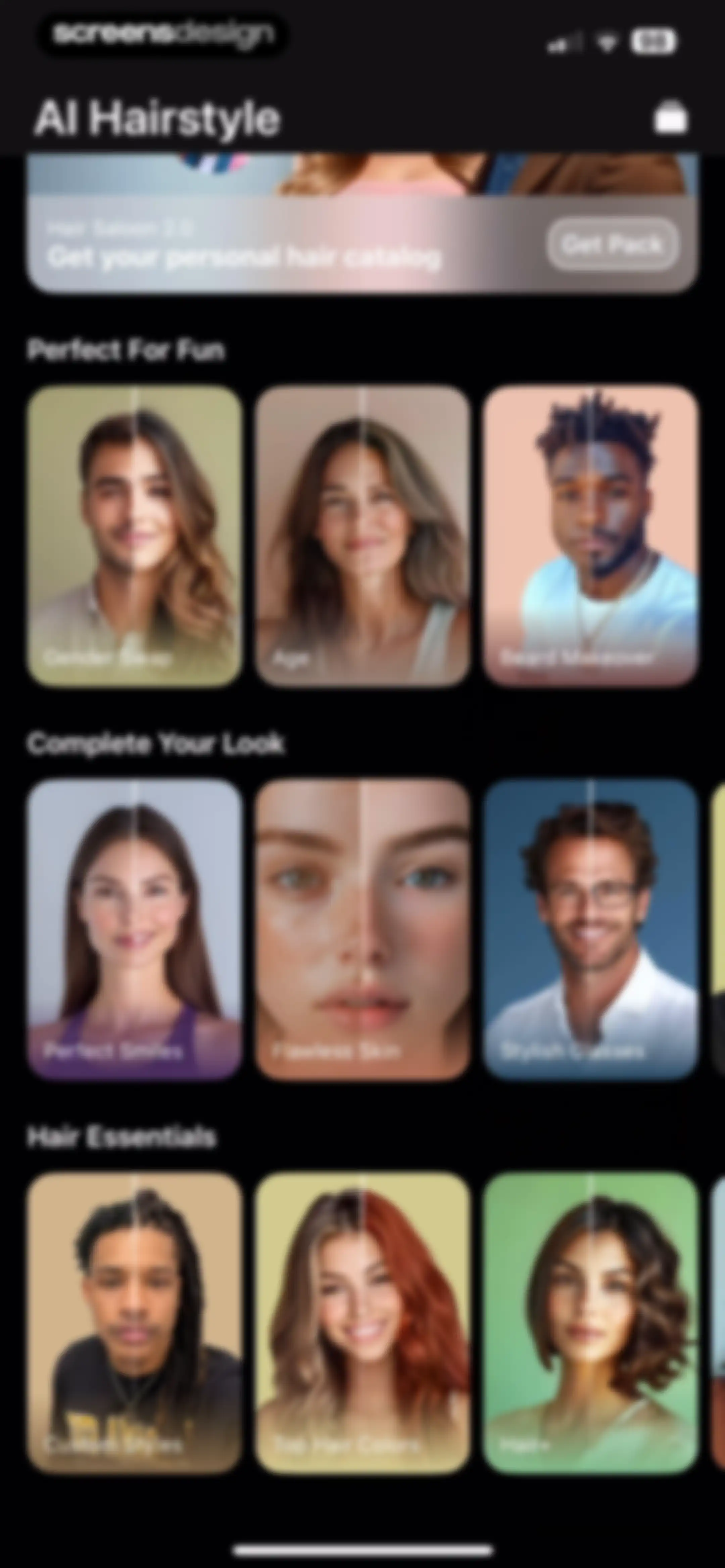 Hair AI: Hairstyle Filter, Cut screen 37