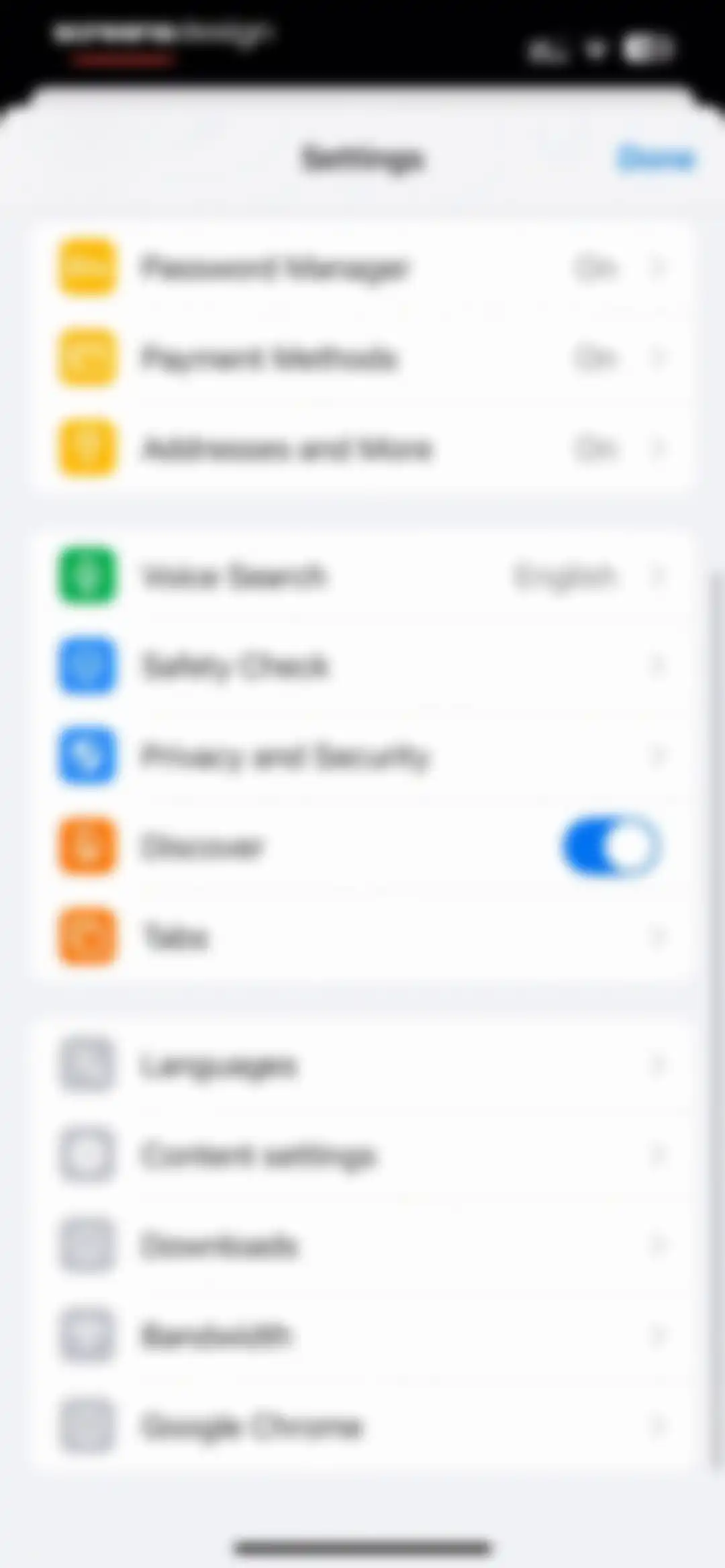 Google Chrome screen 129